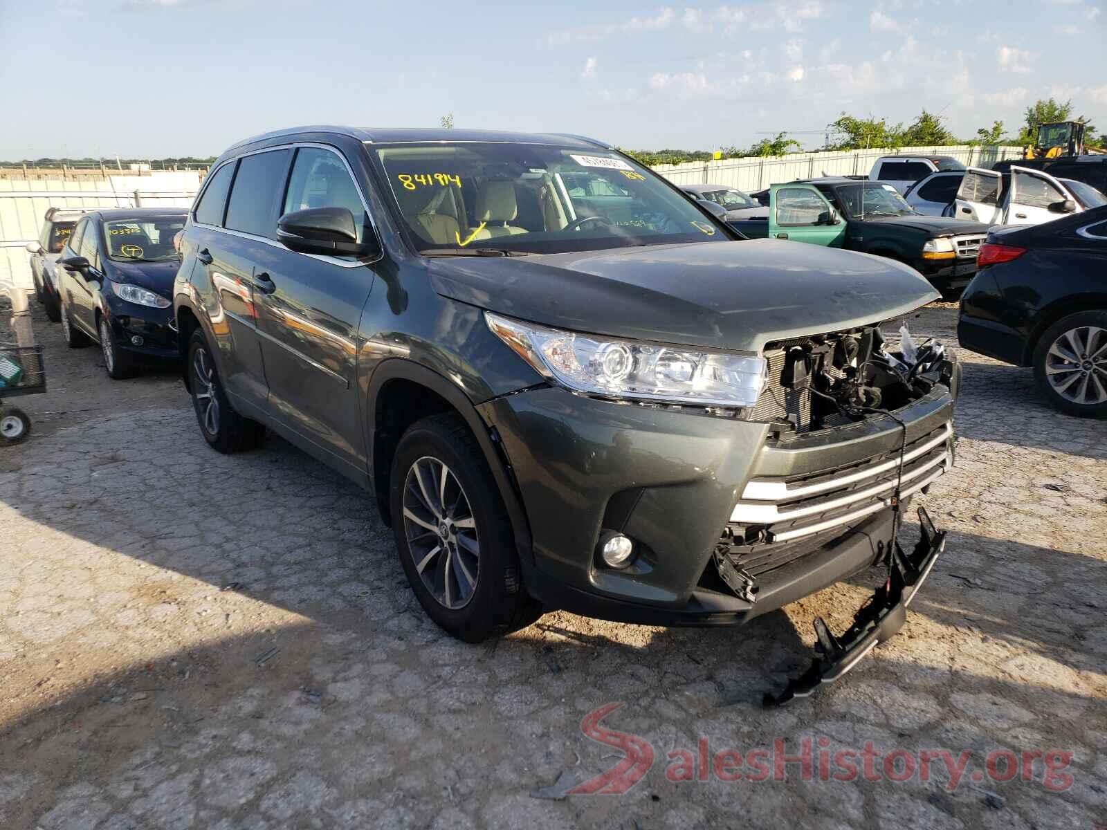 5TDJZRFH6JS841914 2018 TOYOTA HIGHLANDER