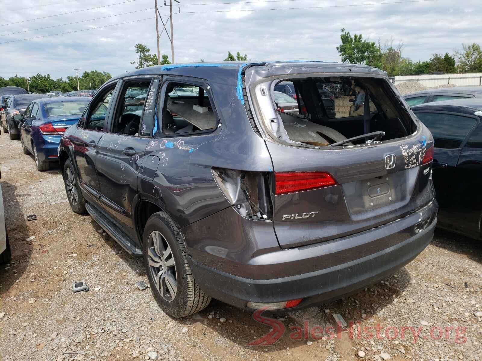 5FNYF5H67HB007578 2017 HONDA PILOT