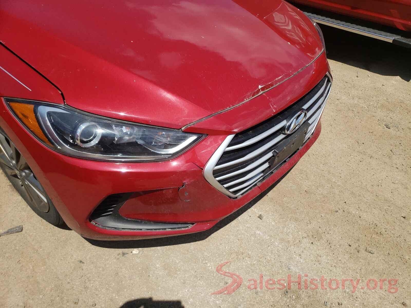 5NPD84LF6HH017160 2017 HYUNDAI ELANTRA