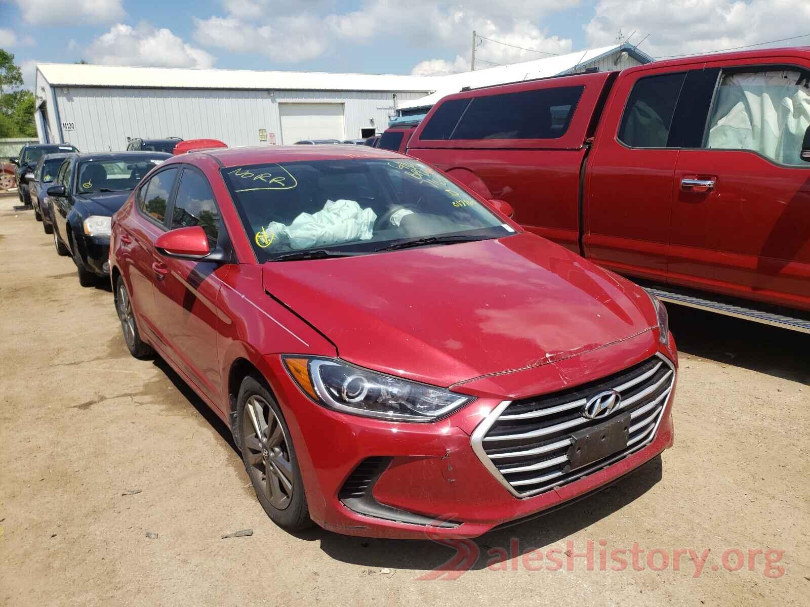 5NPD84LF6HH017160 2017 HYUNDAI ELANTRA