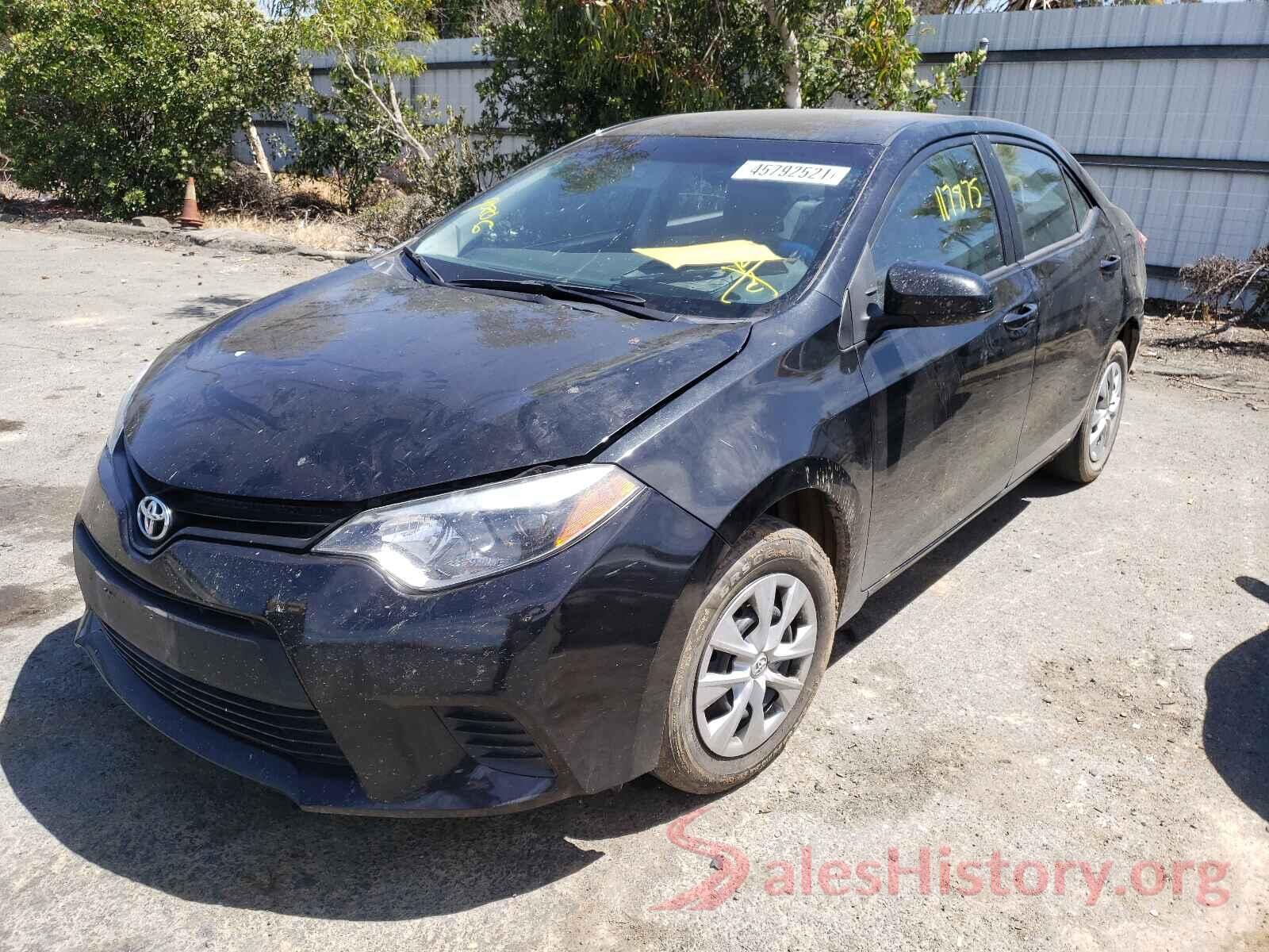 5YFBURHE2GP459189 2016 TOYOTA COROLLA