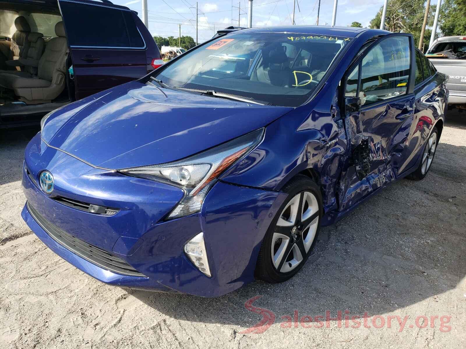 JTDKARFU6J3546094 2018 TOYOTA PRIUS