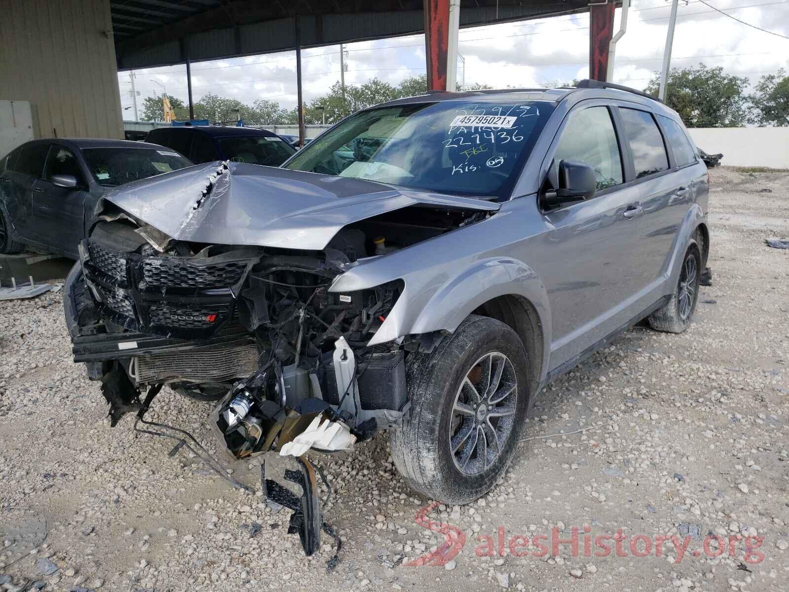 3C4PDCAB6JT229436 2018 DODGE JOURNEY