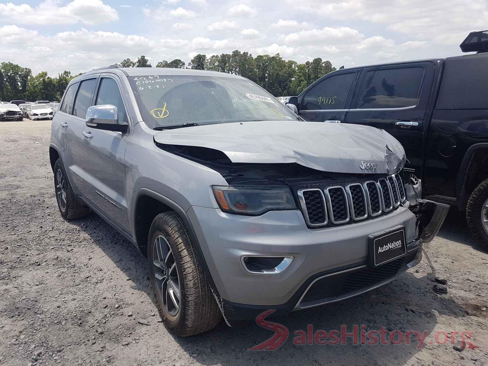 1C4RJEBG1KC603603 2019 JEEP CHEROKEE