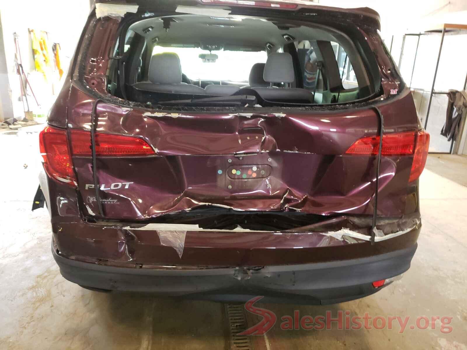 5FNYF5H3XGB001875 2016 HONDA PILOT