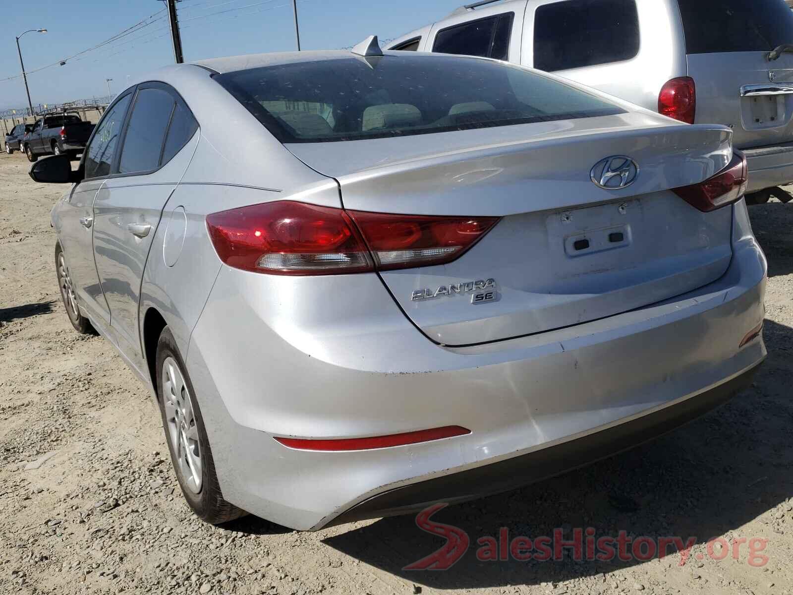 KMHD74LFXHU329910 2017 HYUNDAI ELANTRA