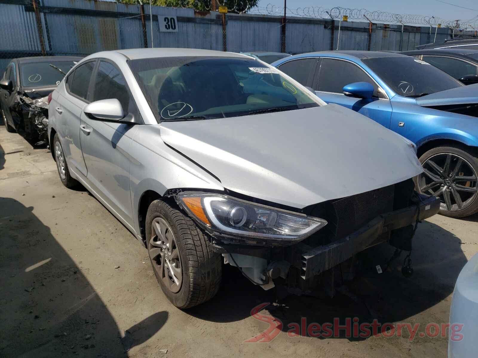 KMHD74LFXHU329910 2017 HYUNDAI ELANTRA