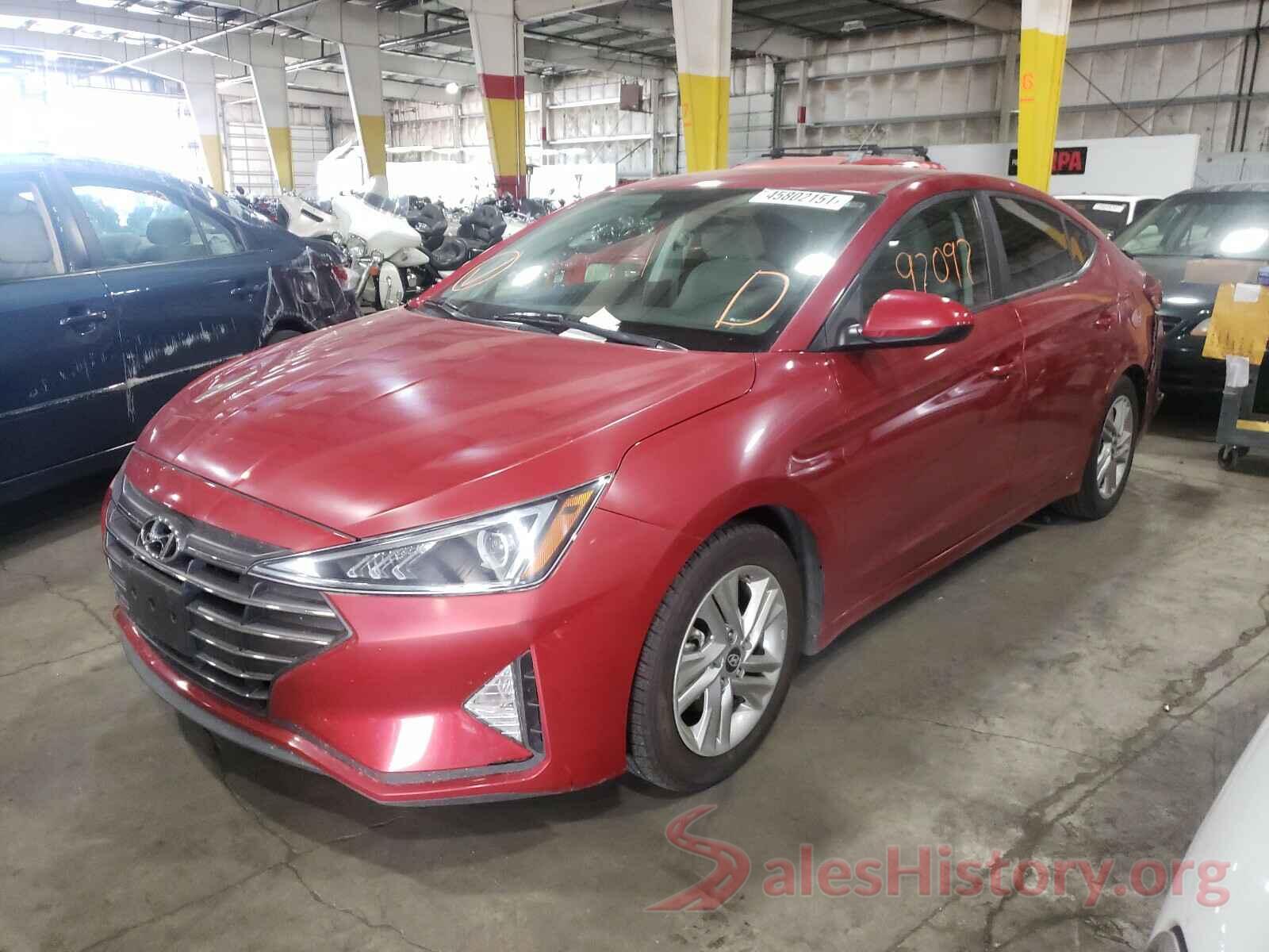 KMHD84LF7KU742372 2019 HYUNDAI ELANTRA