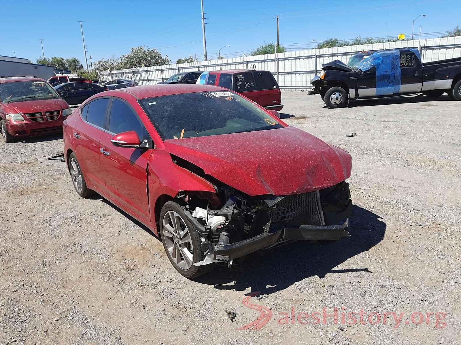 5NPD84LF3HH023076 2017 HYUNDAI ELANTRA