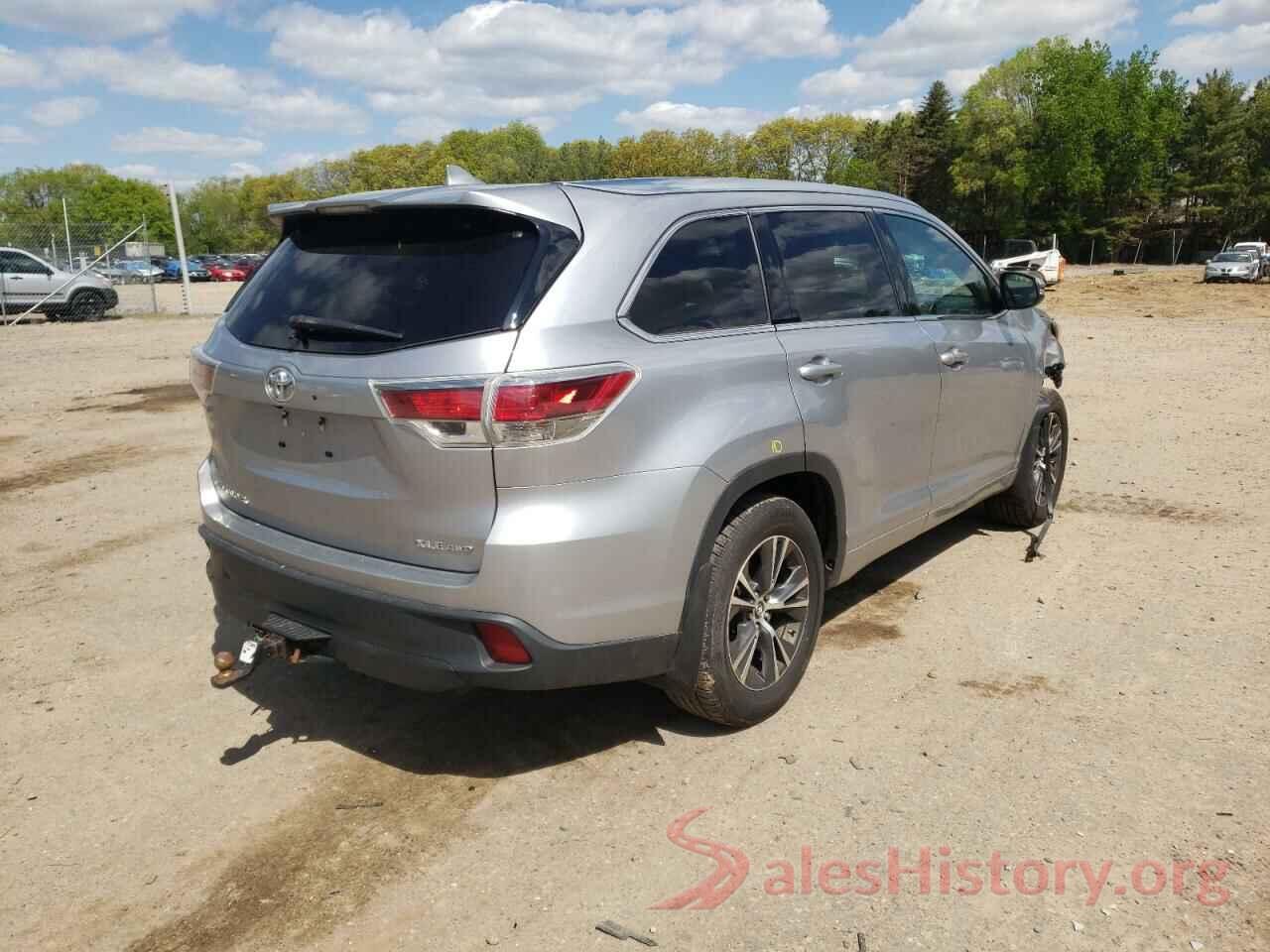 5TDJKRFHXGS349822 2016 TOYOTA HIGHLANDER