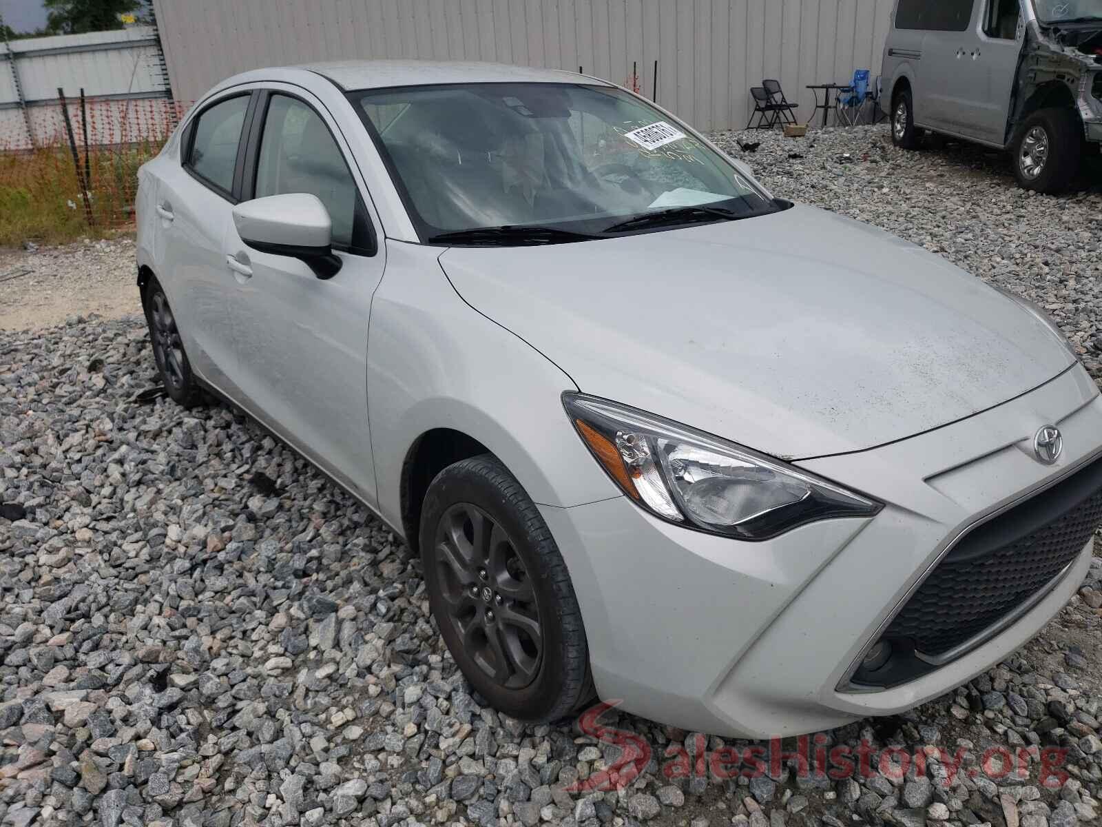 3MYDLBYV8KY523801 2019 TOYOTA YARIS