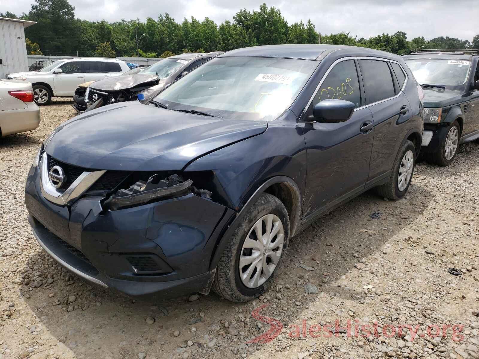 KNMAT2MV6GP697026 2016 NISSAN ROGUE