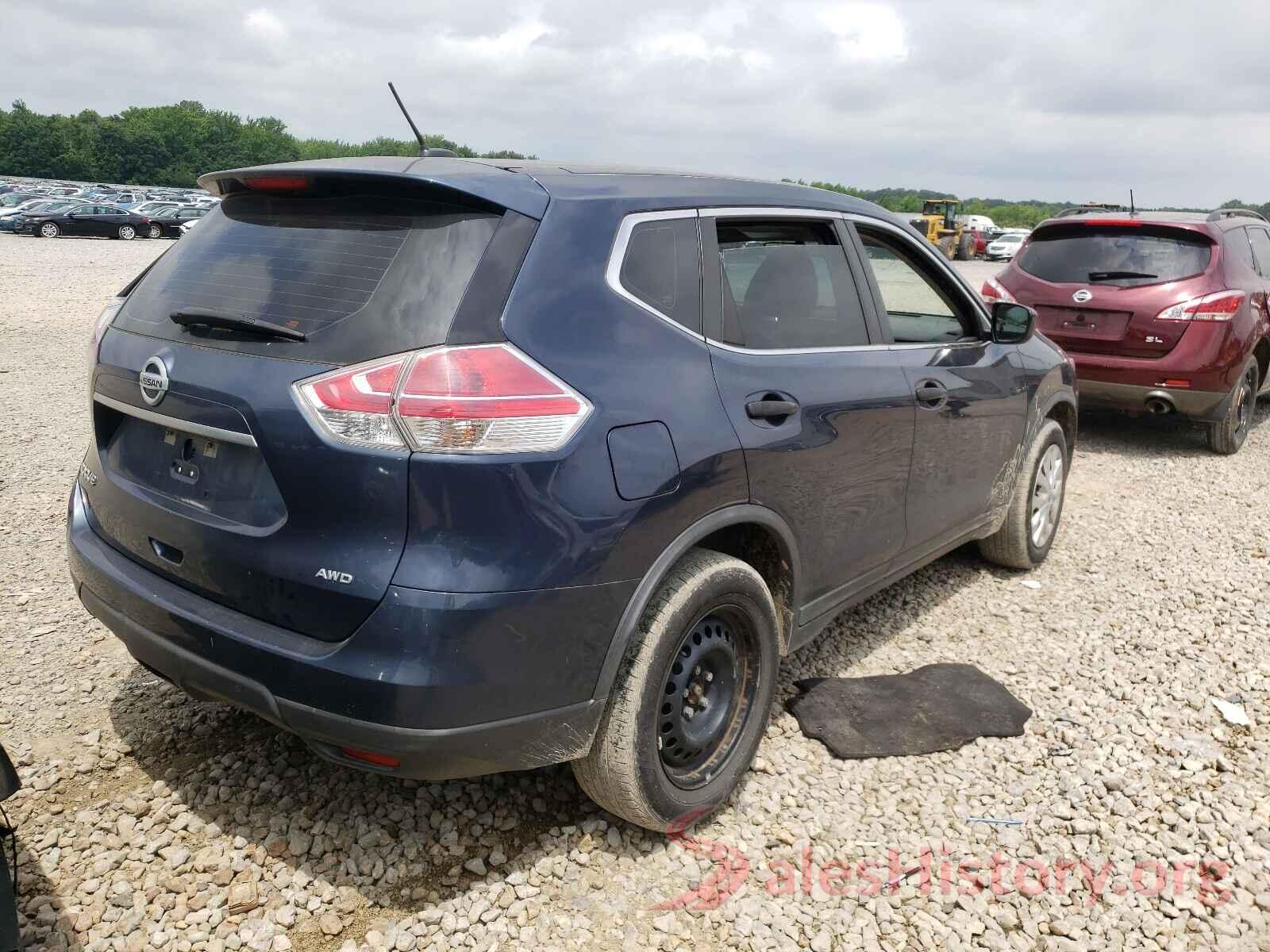 KNMAT2MV6GP697026 2016 NISSAN ROGUE