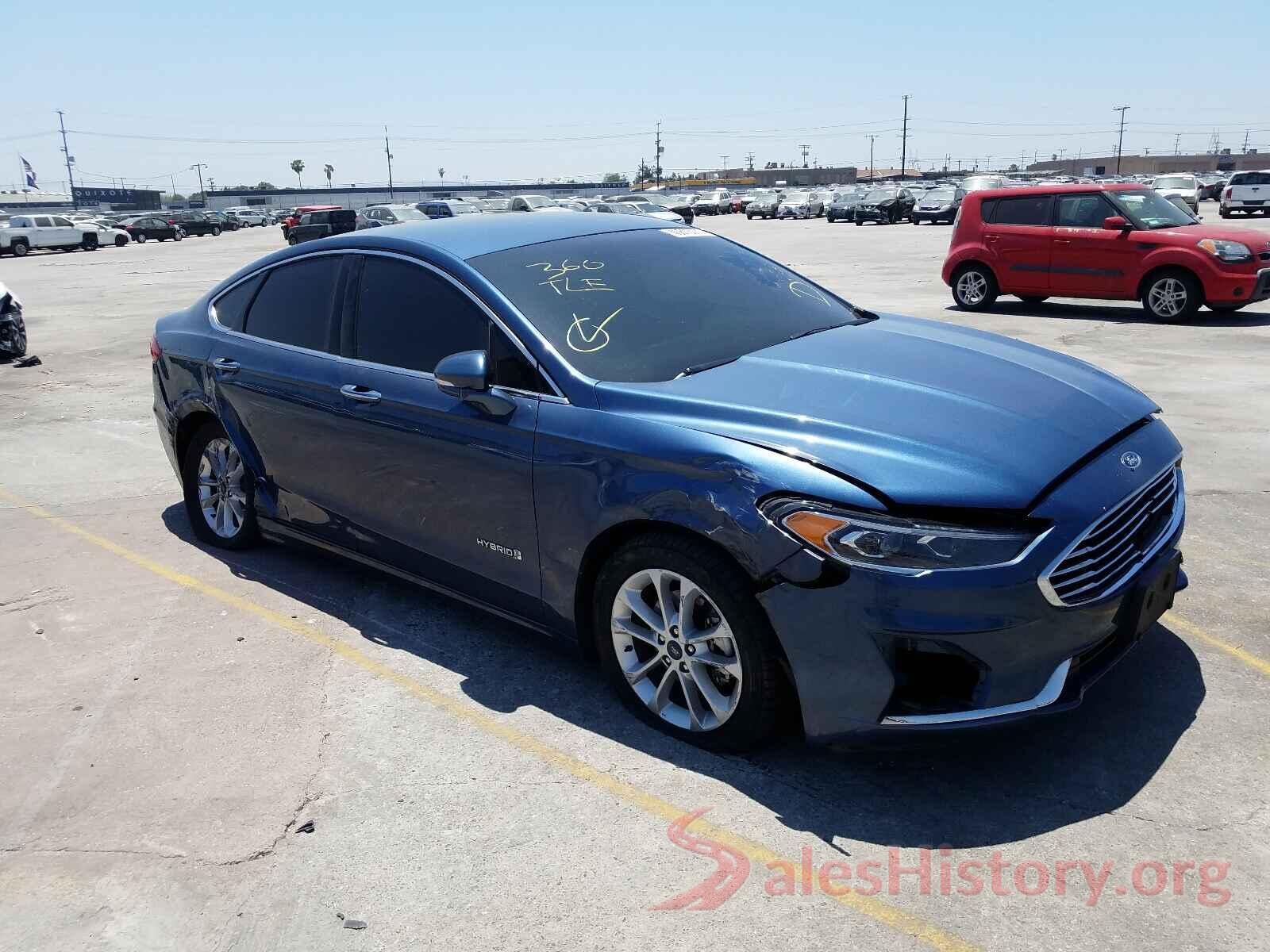 3FA6P0MU6KR181231 2019 FORD FUSION