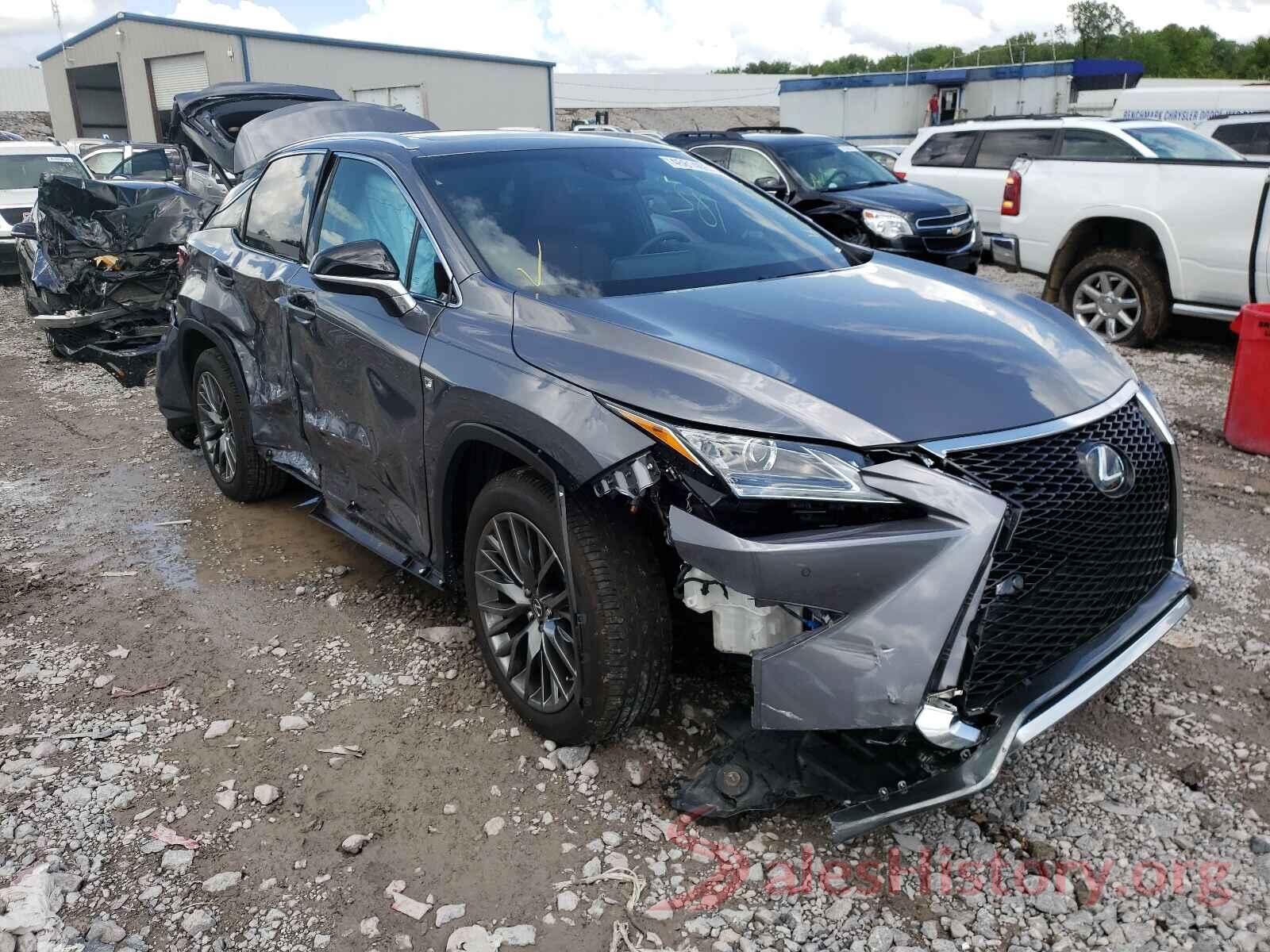 2T2BZMCA8HC110401 2017 LEXUS RX350