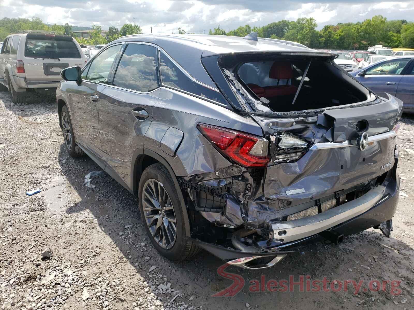 2T2BZMCA8HC110401 2017 LEXUS RX350