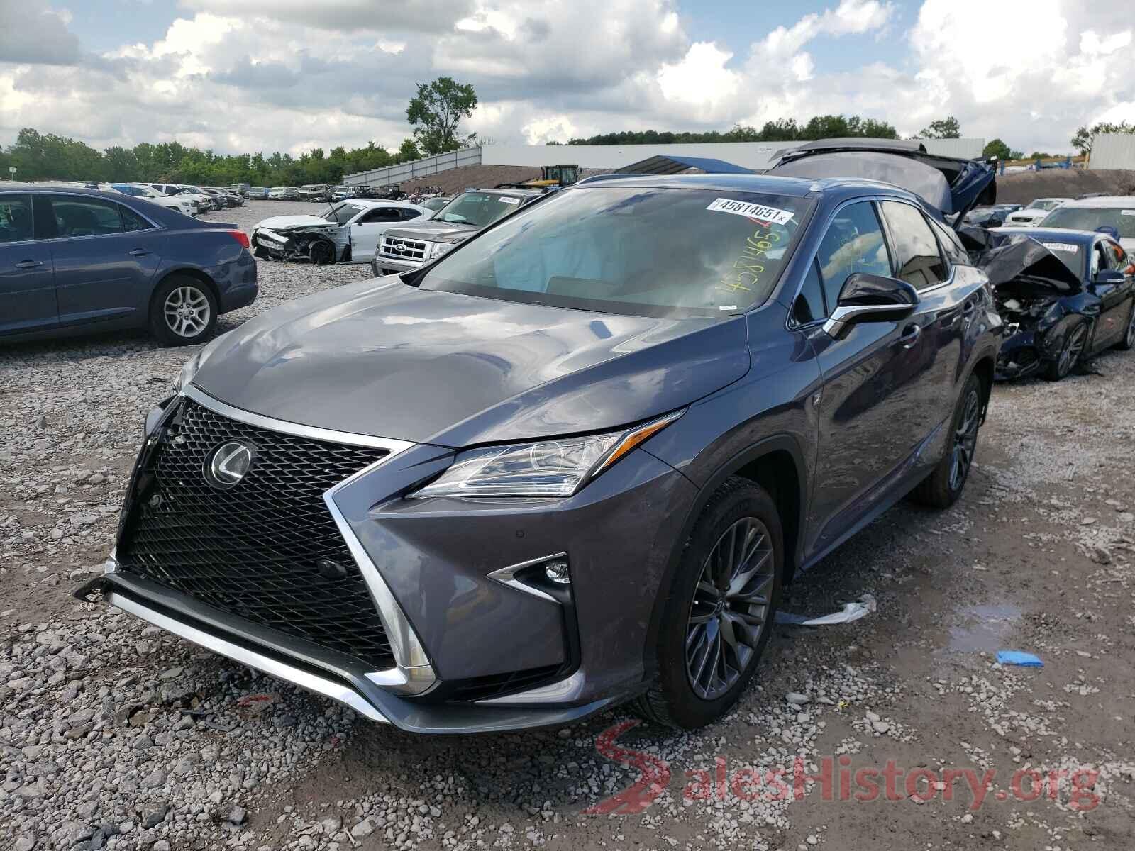 2T2BZMCA8HC110401 2017 LEXUS RX350