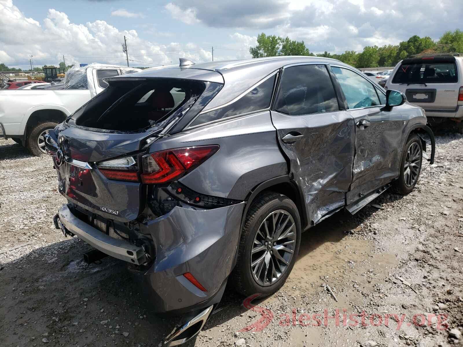 2T2BZMCA8HC110401 2017 LEXUS RX350