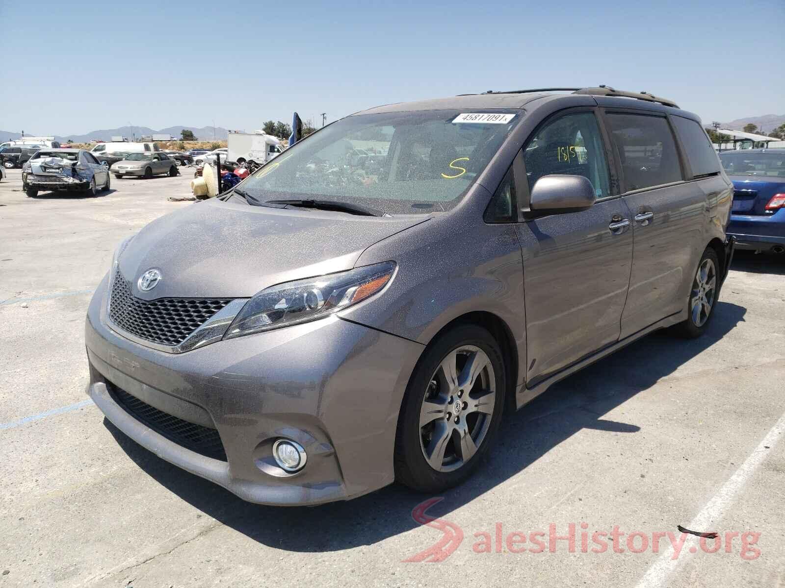 5TDXZ3DC5HS835854 2017 TOYOTA SIENNA