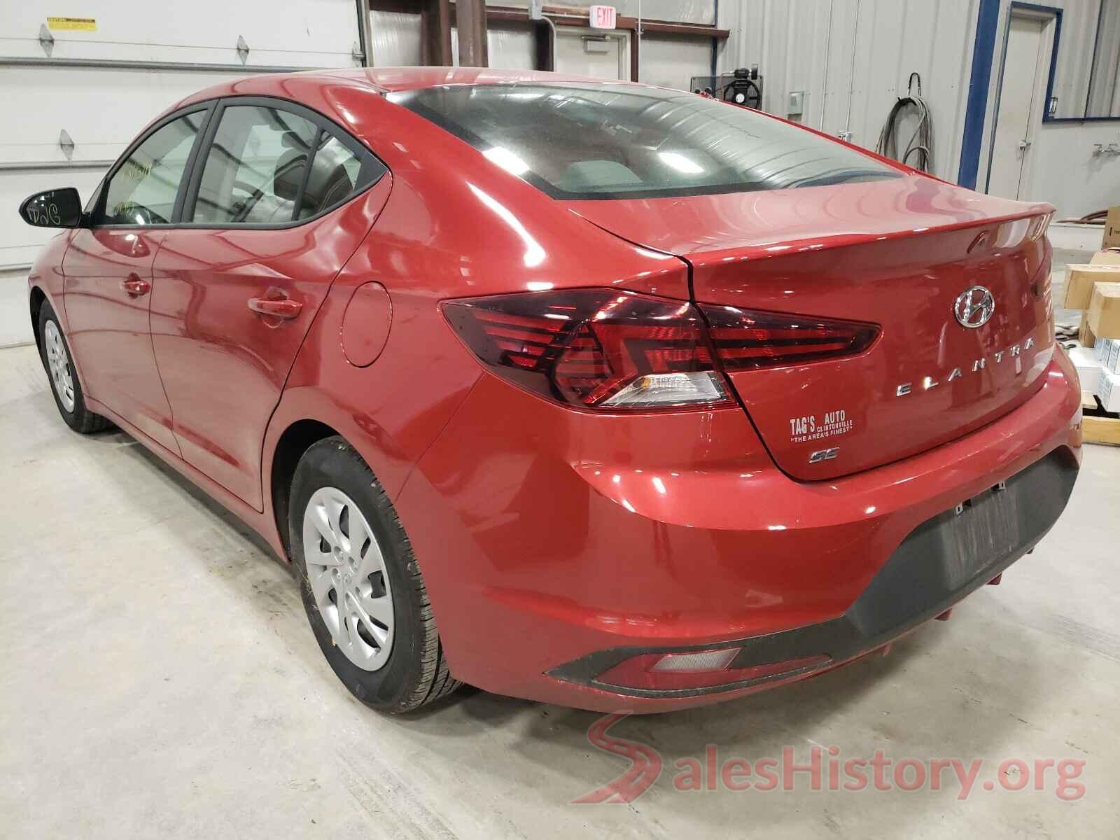 5NPD74LF7KH490303 2019 HYUNDAI ELANTRA