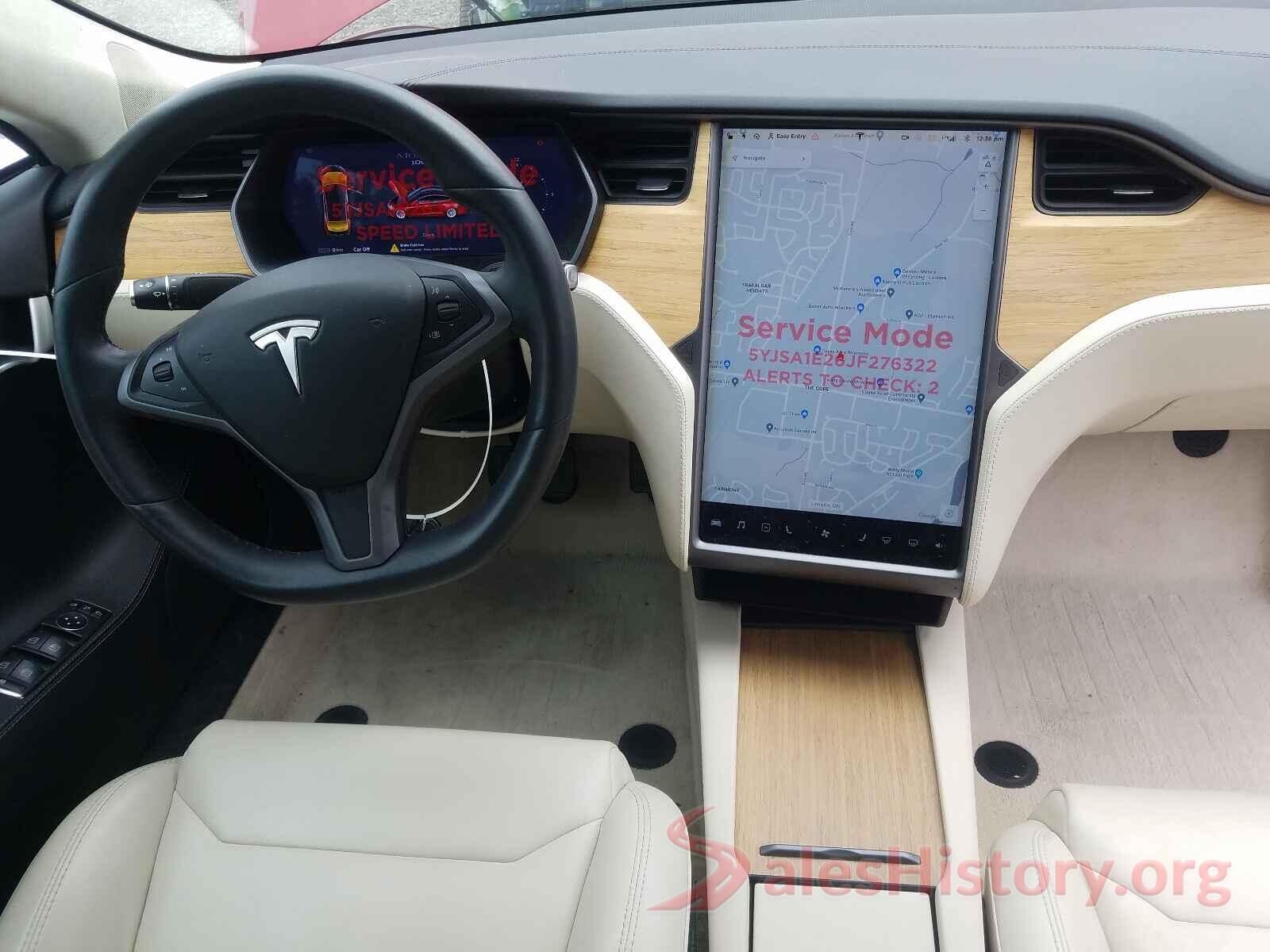 5YJSA1E26JF276322 2018 TESLA MODEL S