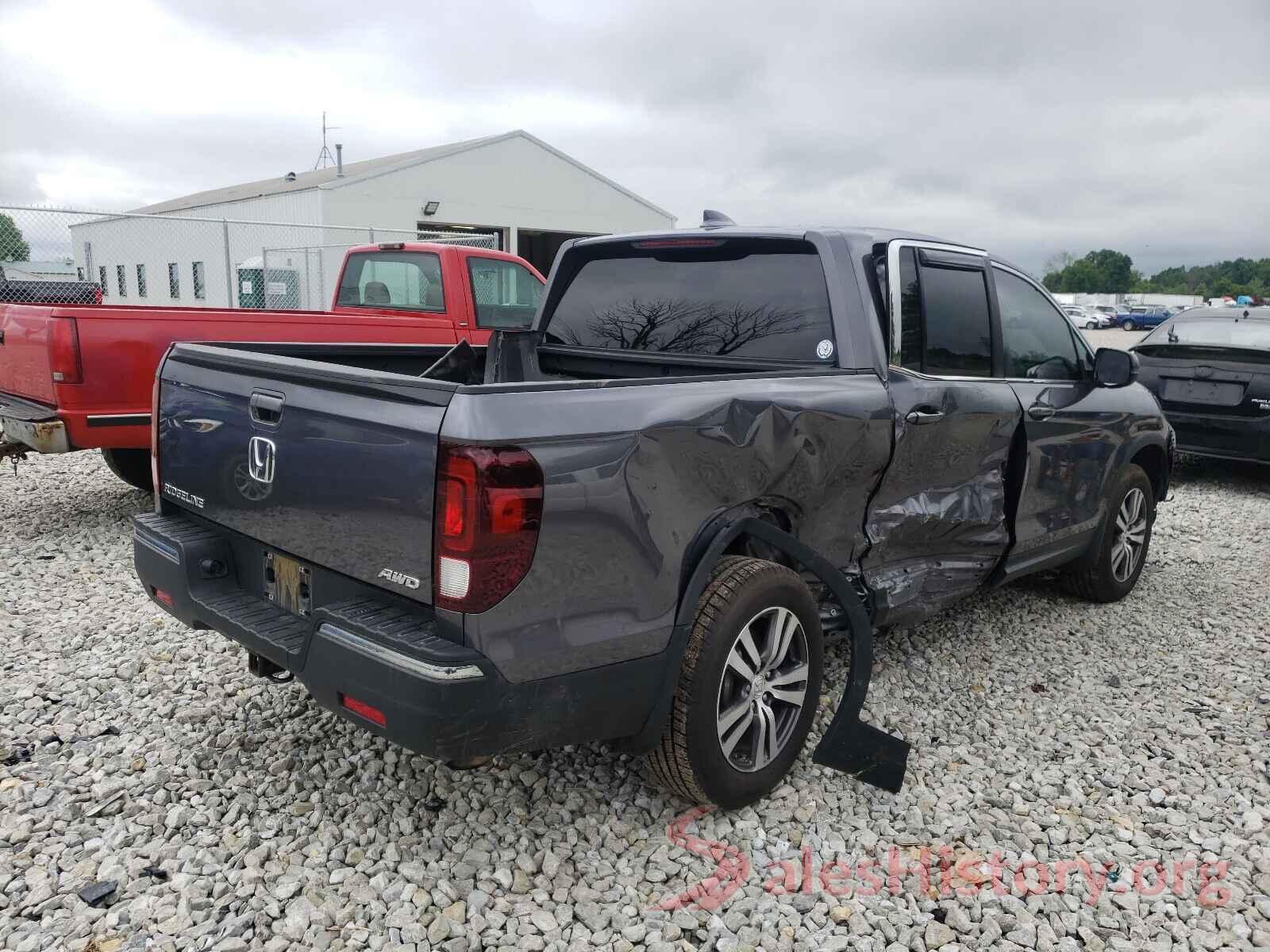 5FPYK3F44HB031037 2017 HONDA RIDGELINE