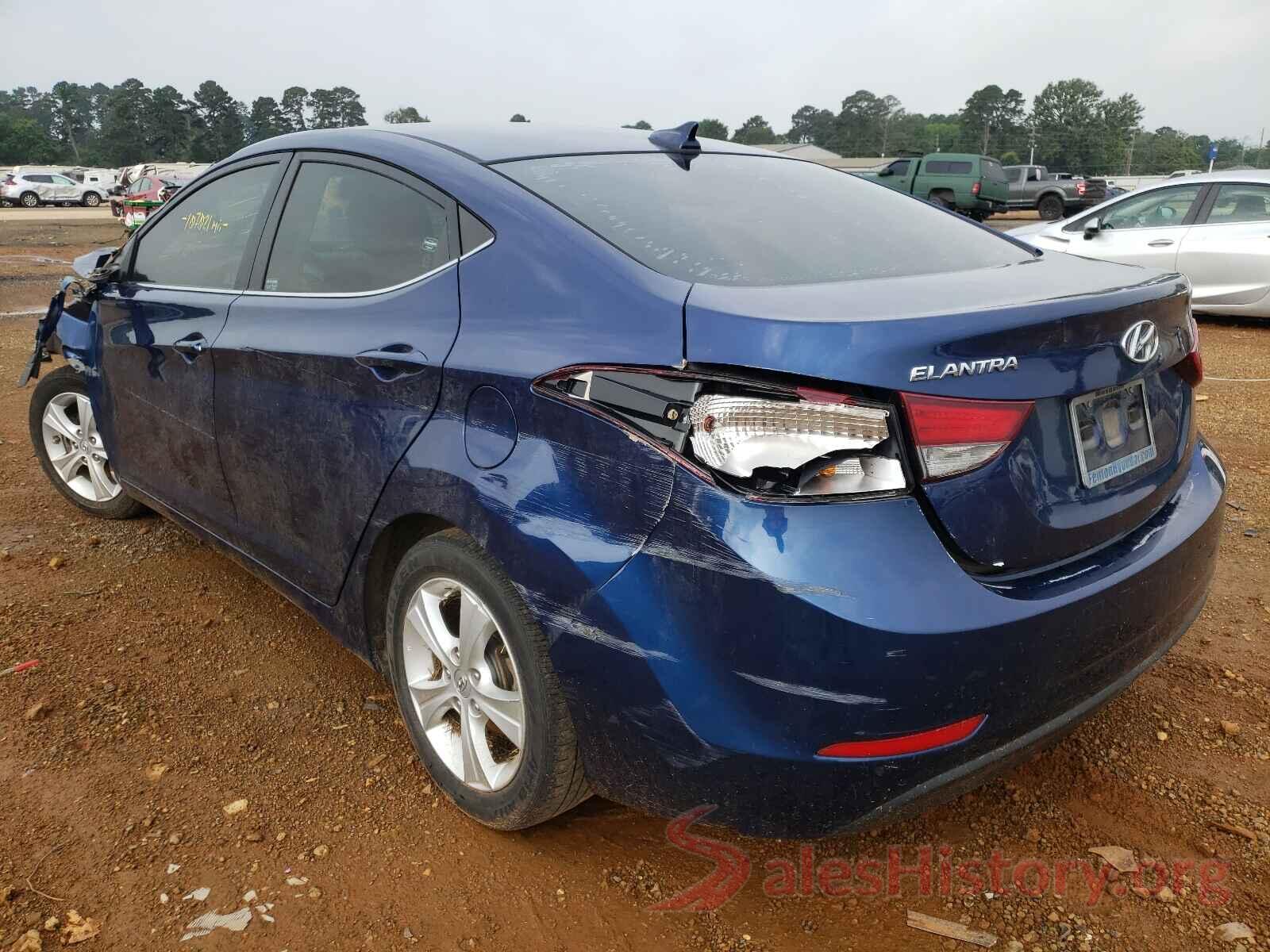 5NPDH4AE4GH727795 2016 HYUNDAI ELANTRA