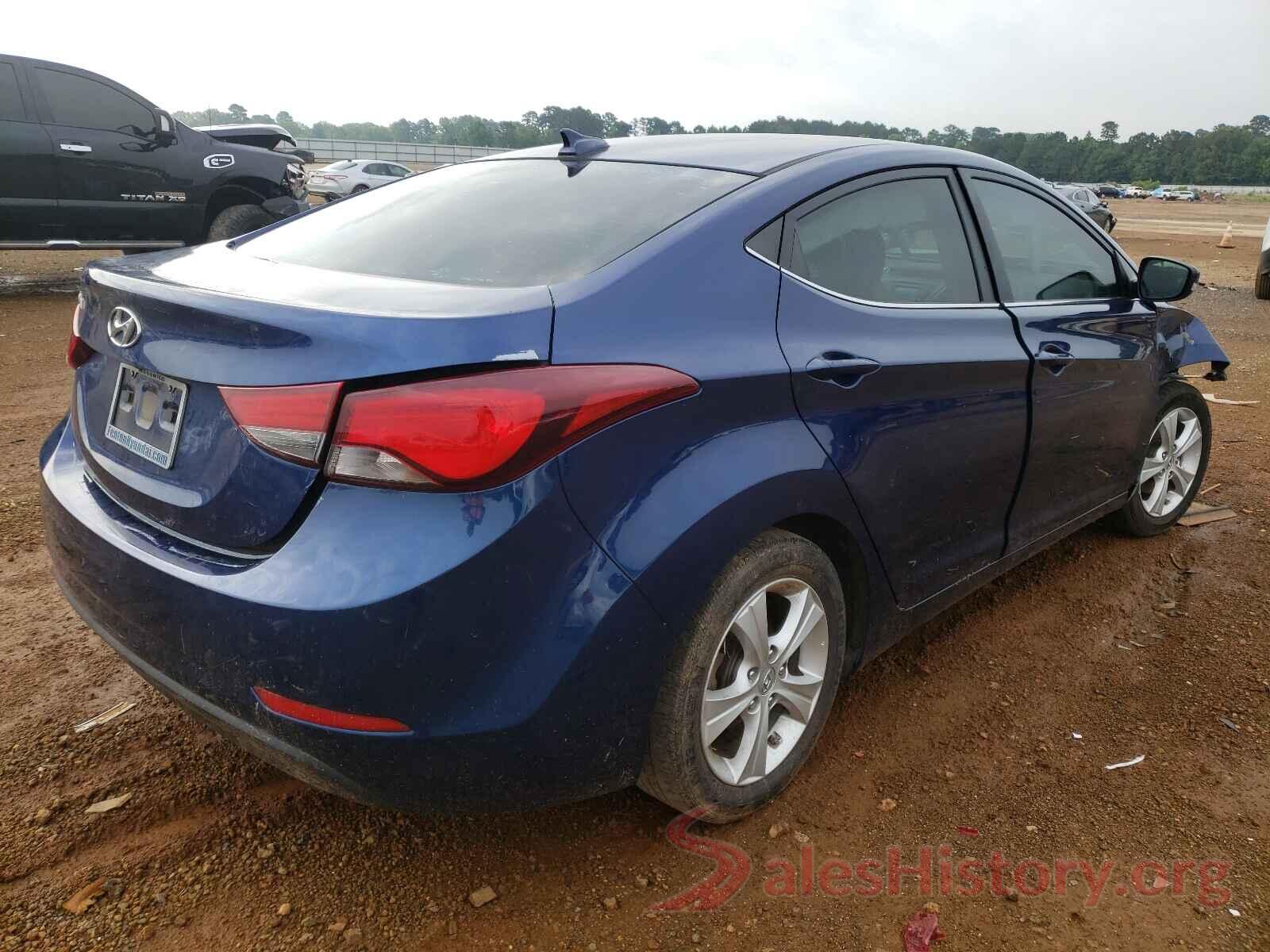 5NPDH4AE4GH727795 2016 HYUNDAI ELANTRA