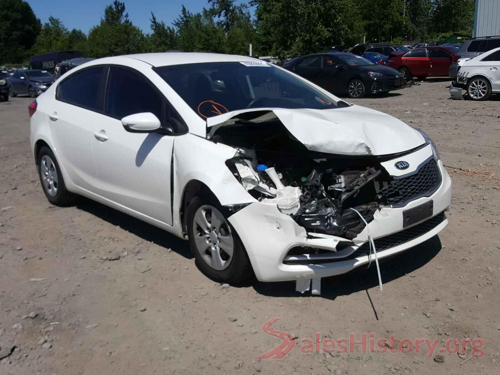 KNAFK4A61G5581162 2016 KIA FORTE