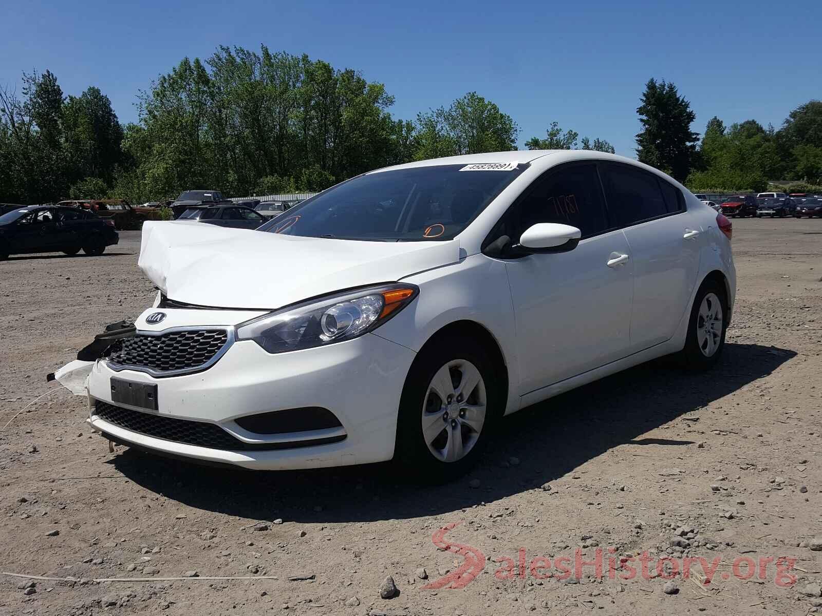 KNAFK4A61G5581162 2016 KIA FORTE