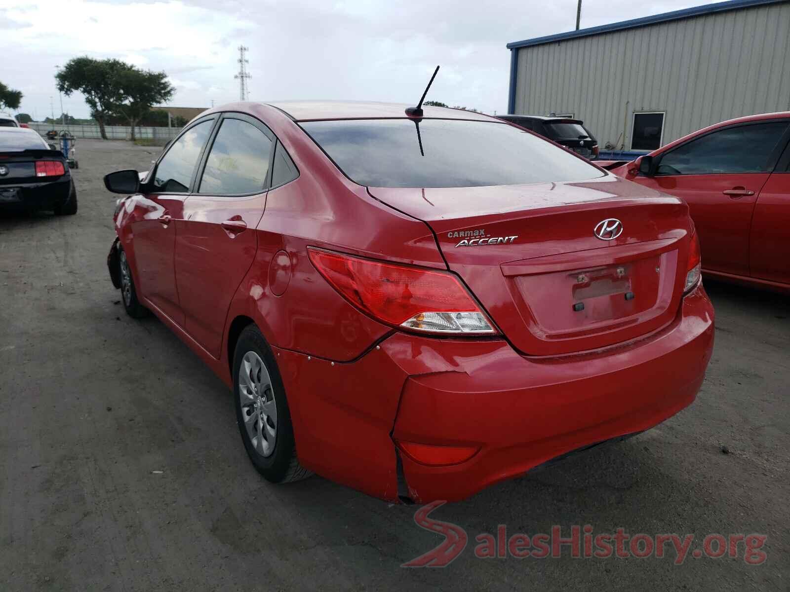 KMHCT4AE6HU213850 2017 HYUNDAI ACCENT