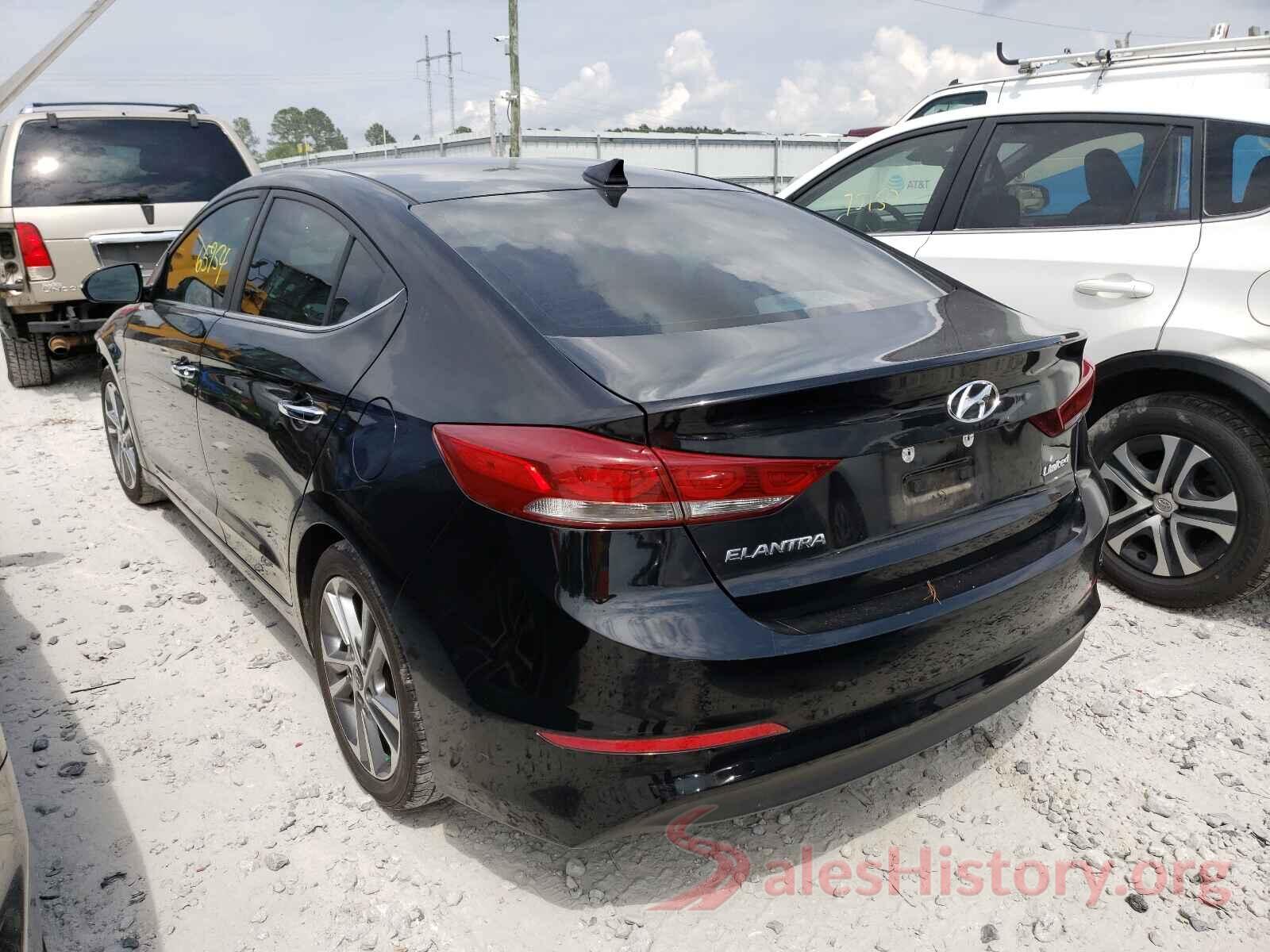 KMHD84LF4HU307382 2017 HYUNDAI ELANTRA