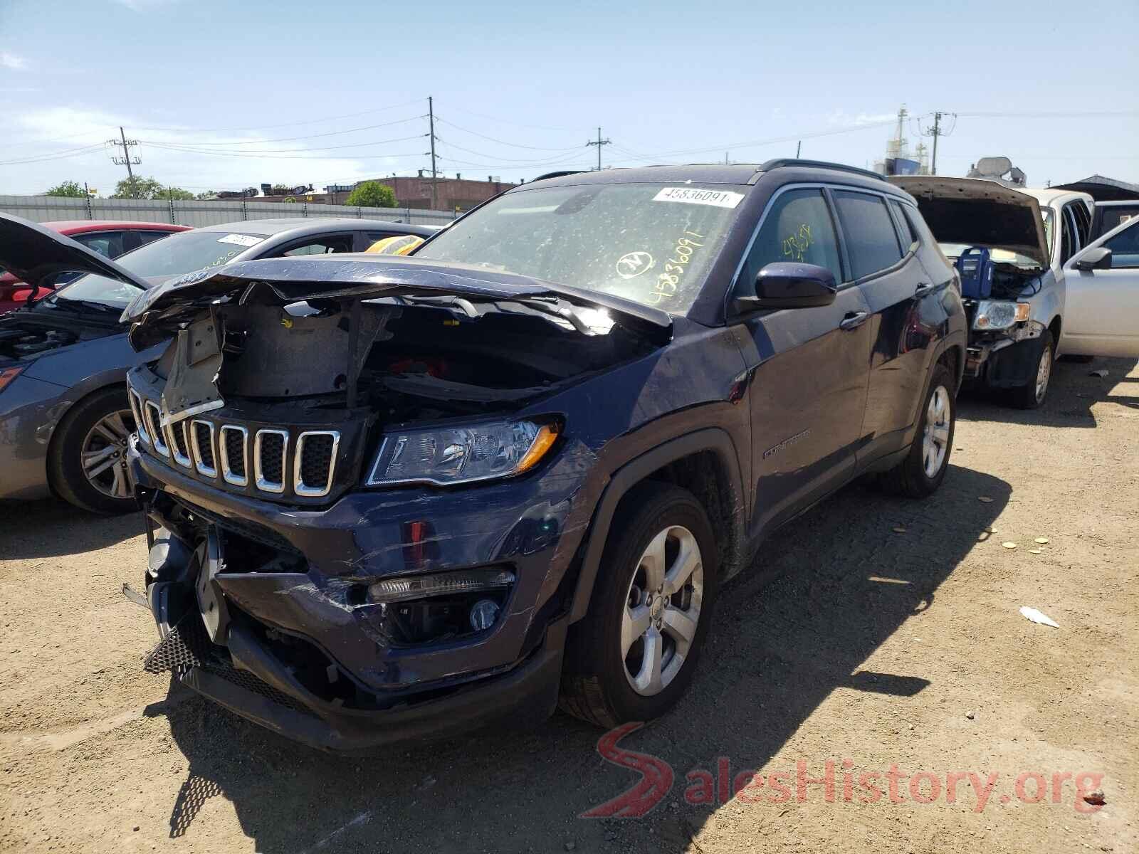 3C4NJCBB2LT125236 2020 JEEP COMPASS