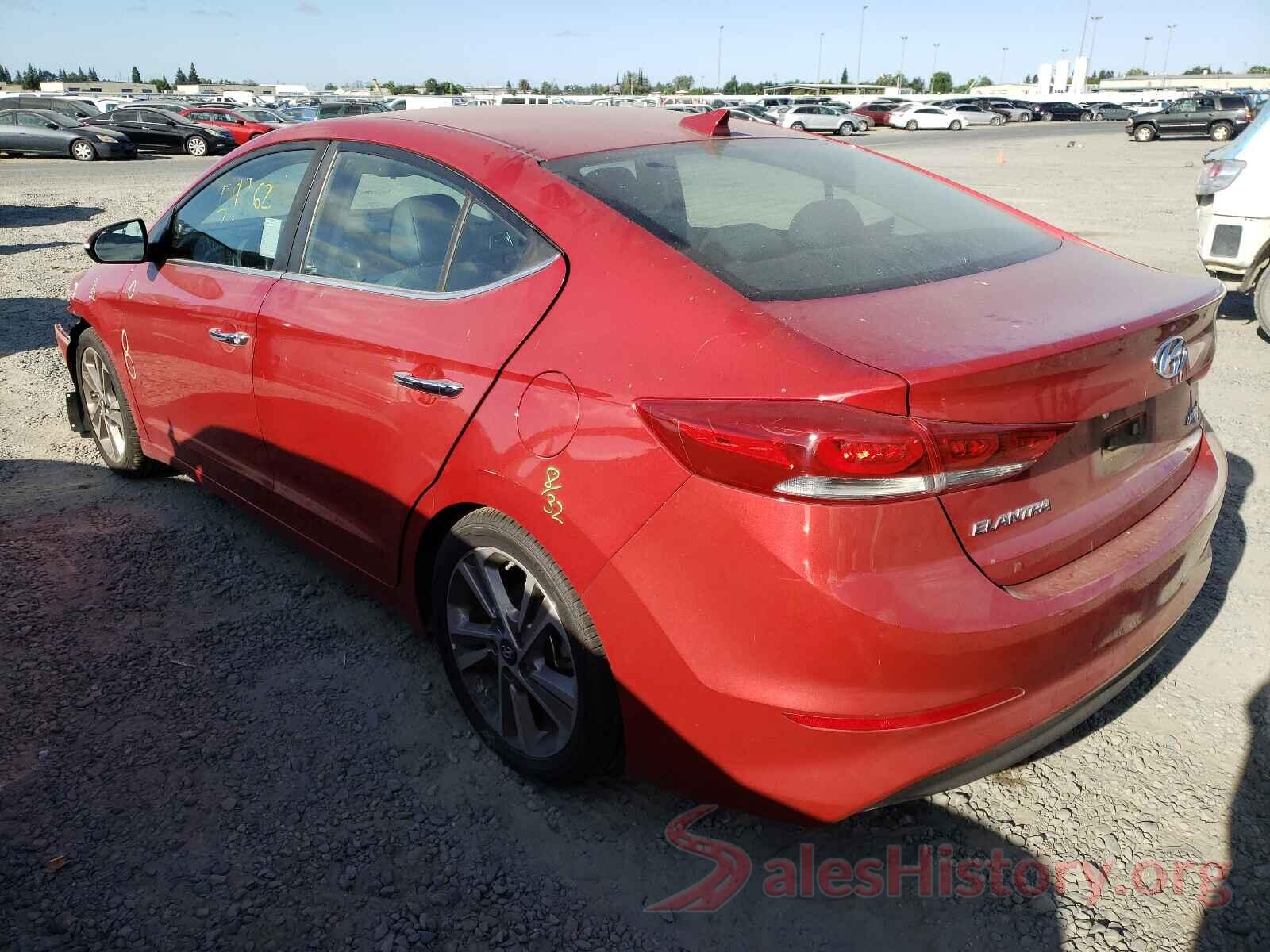 5NPD84LF6HH021838 2017 HYUNDAI ELANTRA