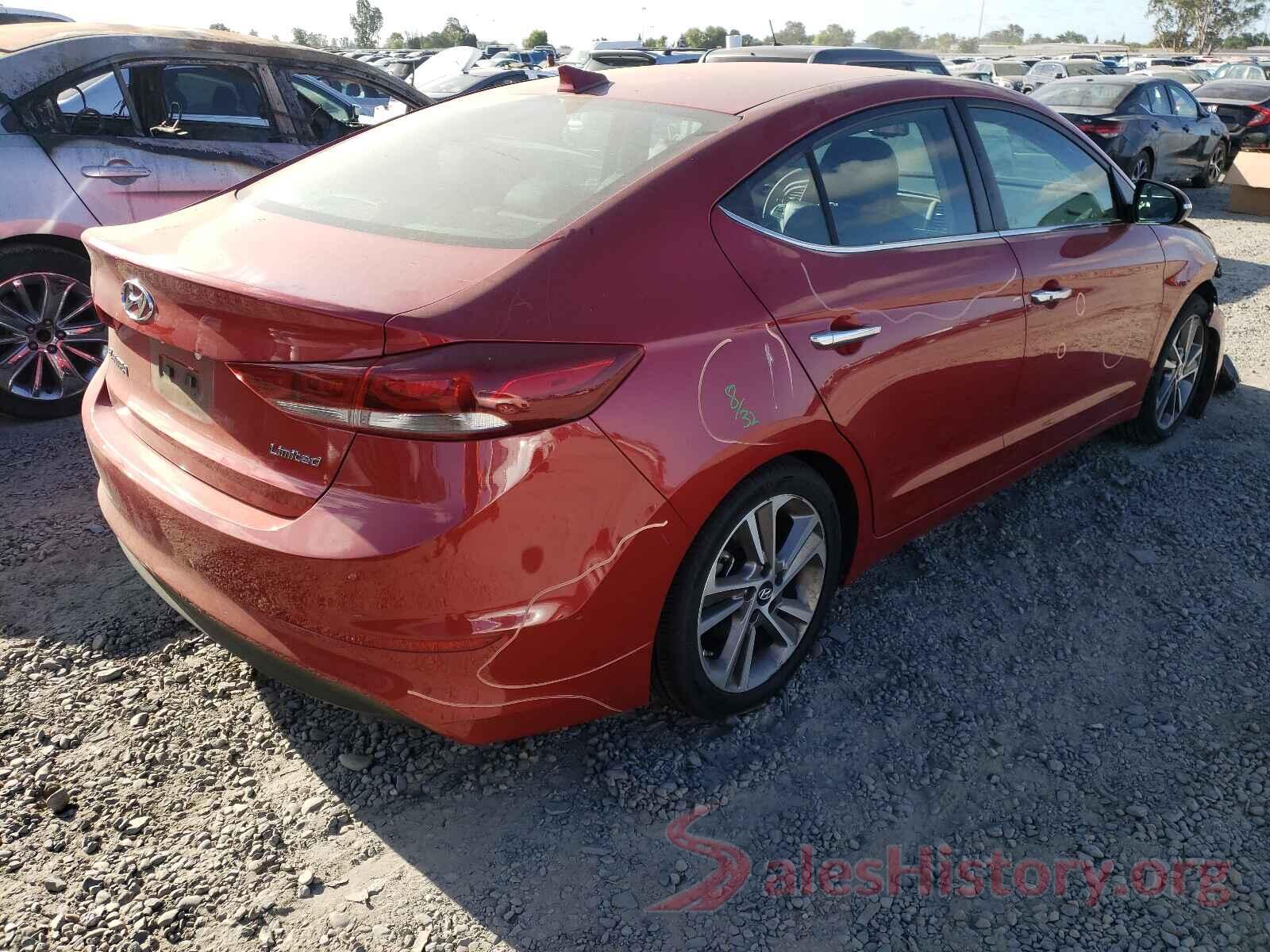 5NPD84LF6HH021838 2017 HYUNDAI ELANTRA