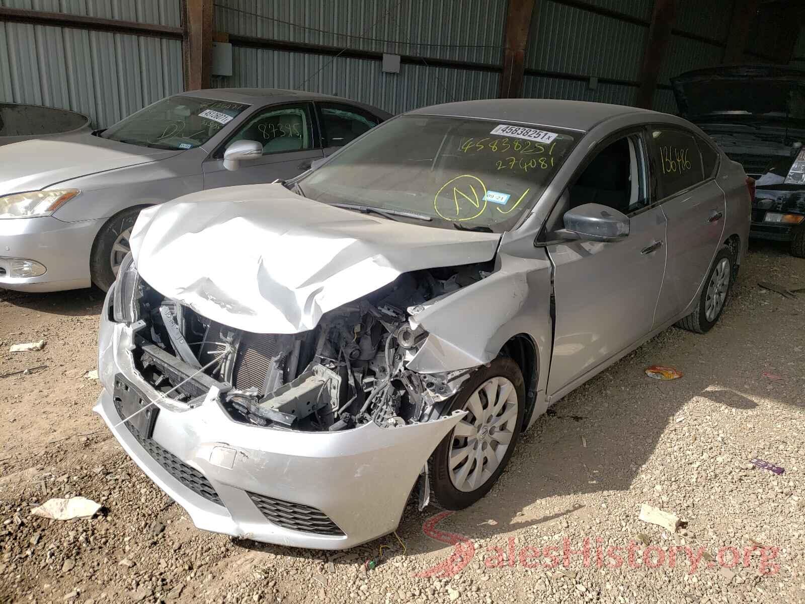 3N1AB7AP4GY274081 2016 NISSAN SENTRA