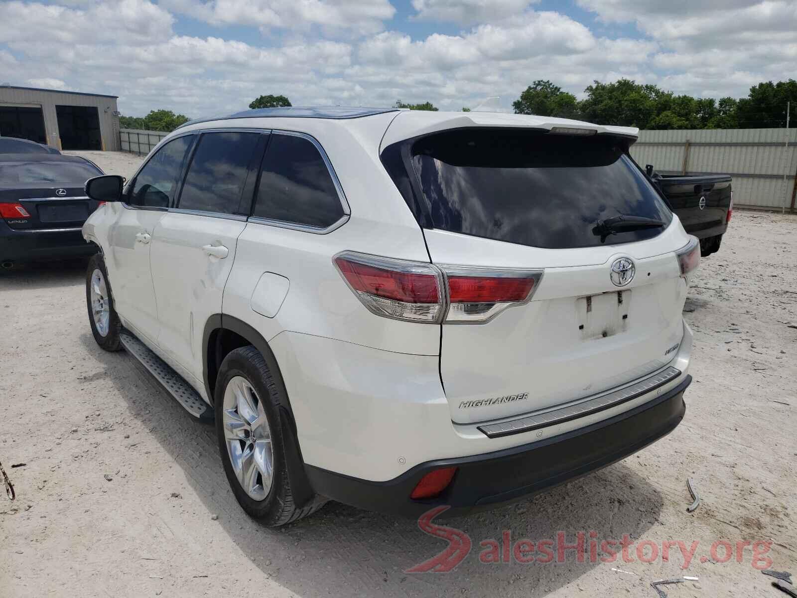 5TDYKRFH5GS123105 2016 TOYOTA HIGHLANDER