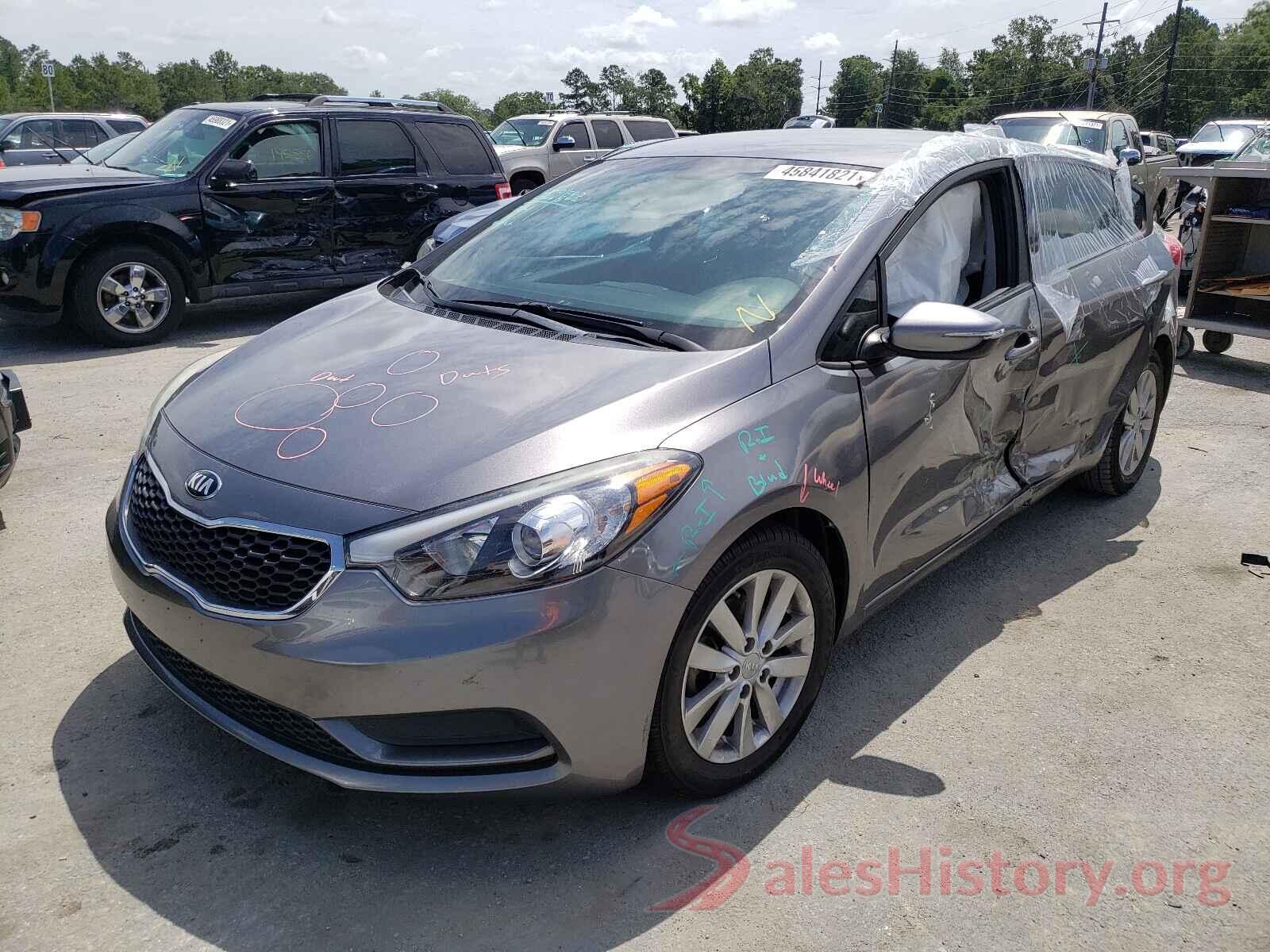 KNAFX4A62G5598411 2016 KIA FORTE