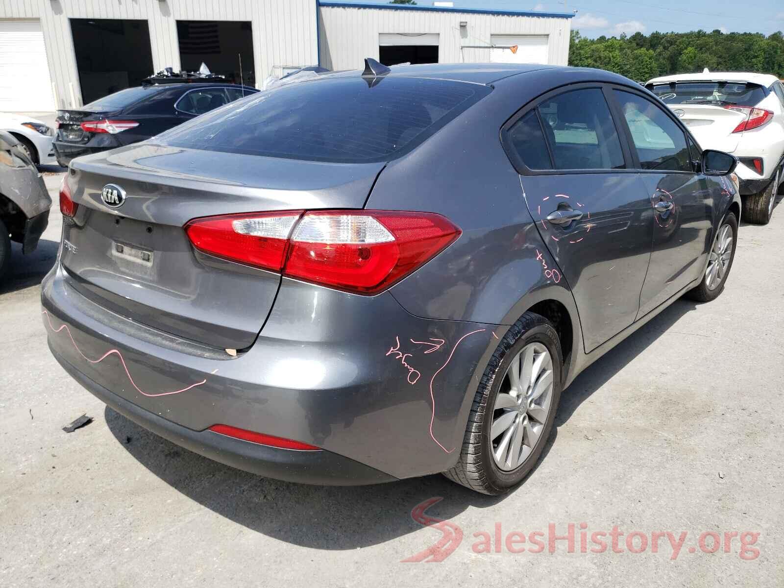 KNAFX4A62G5598411 2016 KIA FORTE