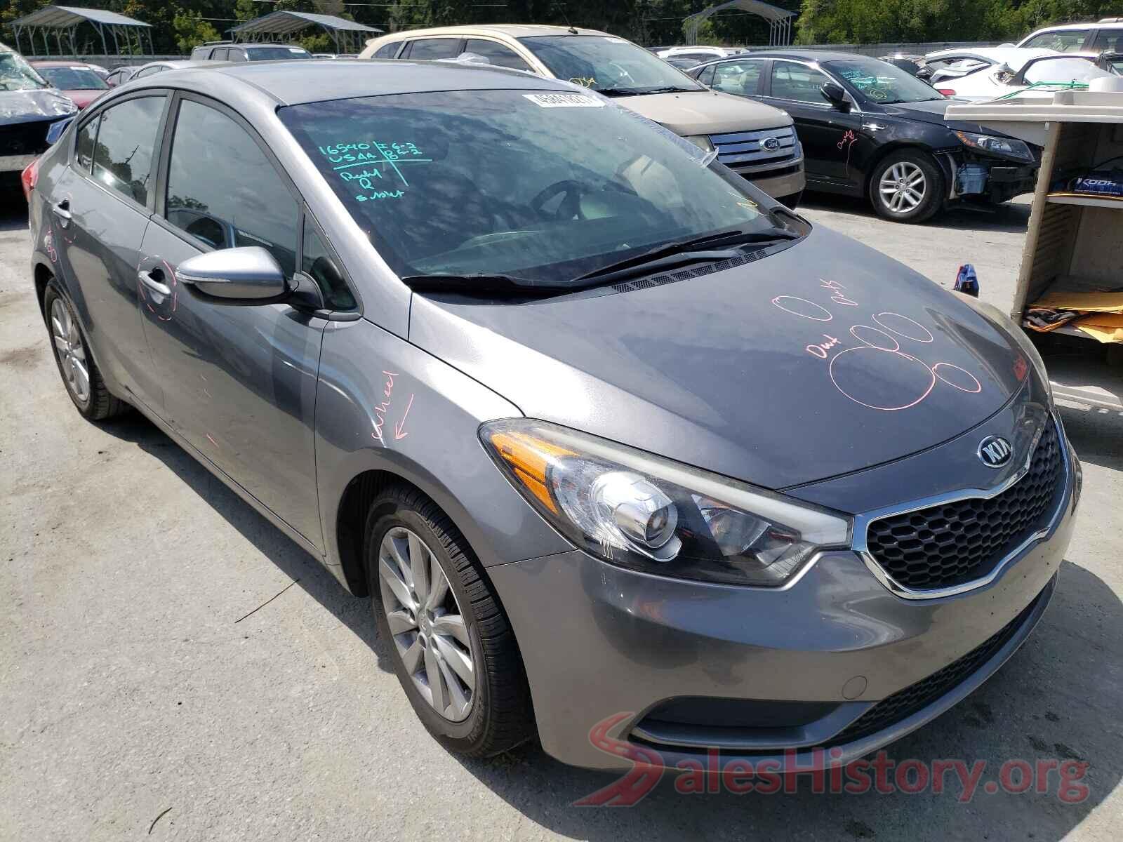 KNAFX4A62G5598411 2016 KIA FORTE