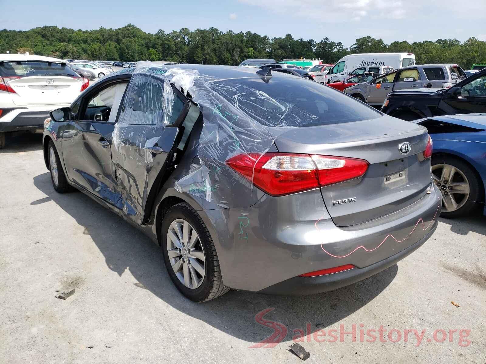 KNAFX4A62G5598411 2016 KIA FORTE