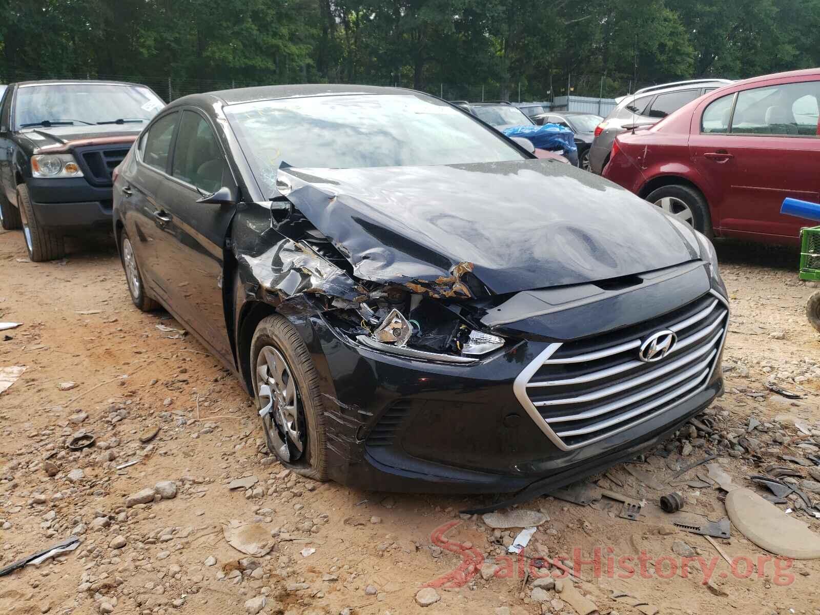 KMHD74LF0HU431801 2017 HYUNDAI ELANTRA