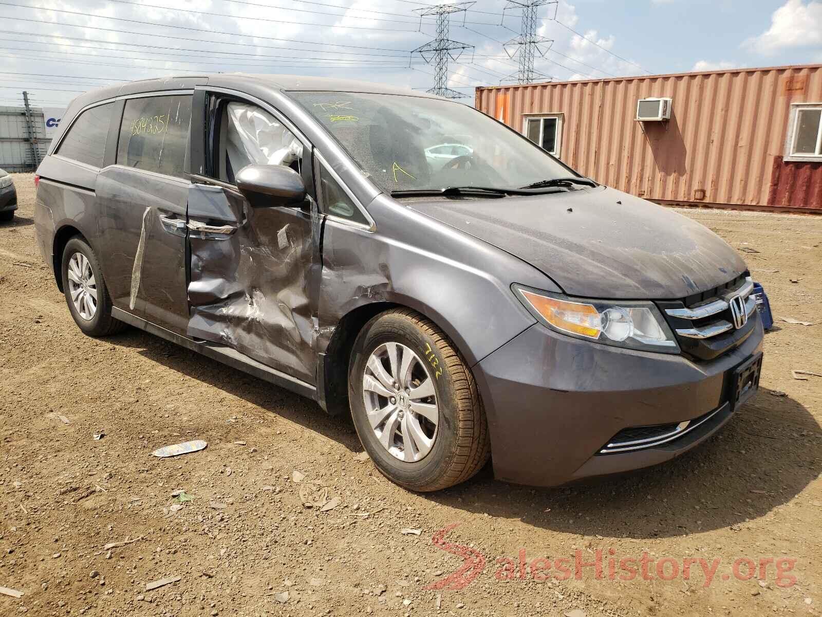 5FNRL5H34GB048591 2016 HONDA ODYSSEY