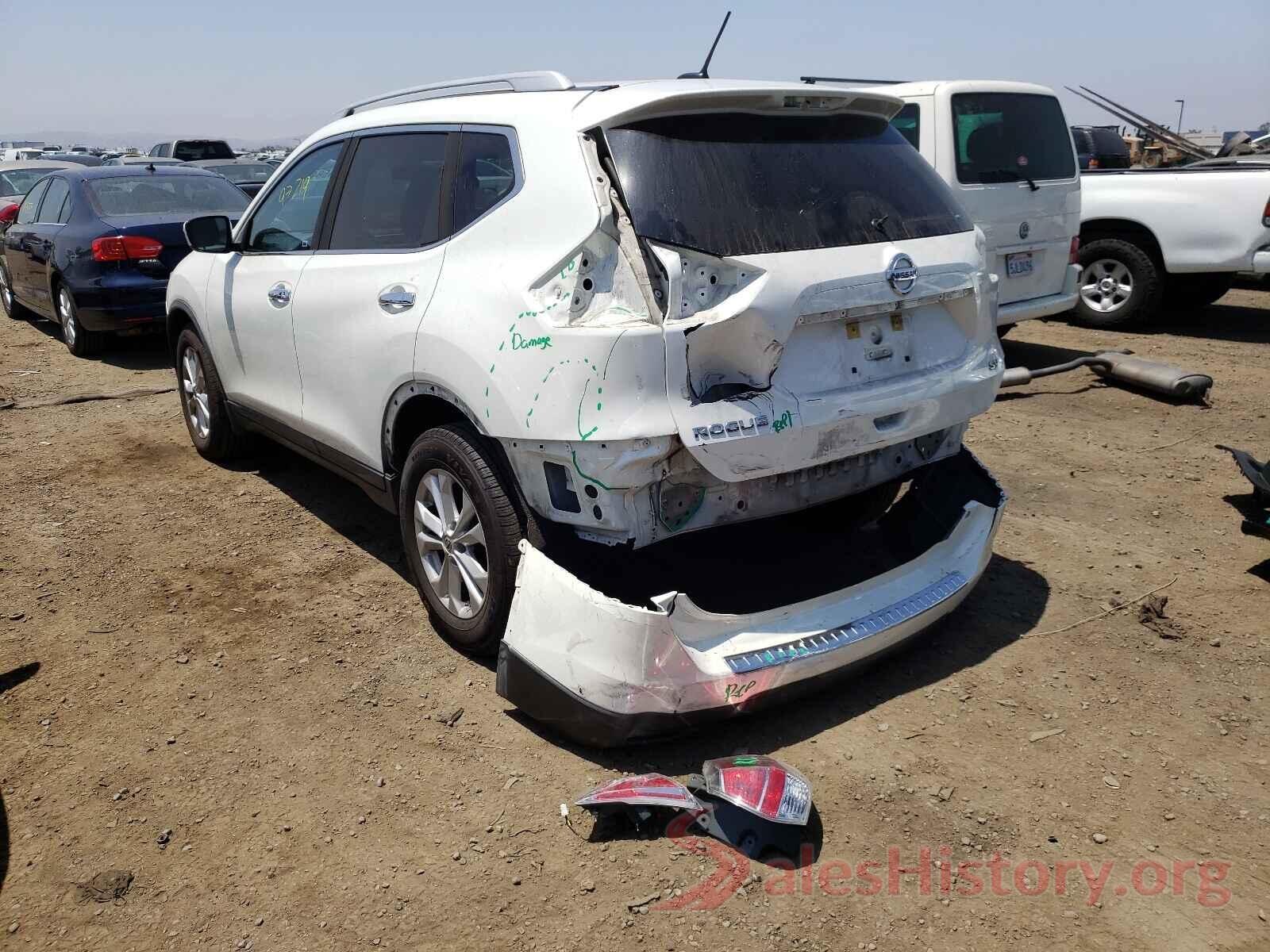 KNMAT2MTXGP631125 2016 NISSAN ROGUE