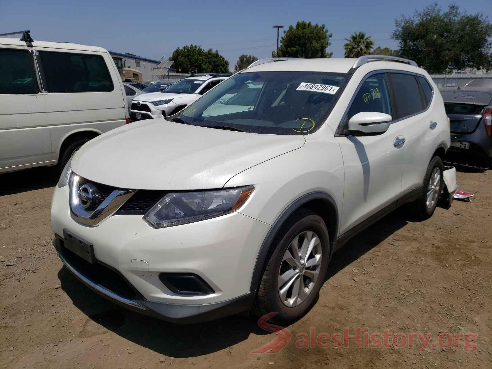 KNMAT2MTXGP631125 2016 NISSAN ROGUE