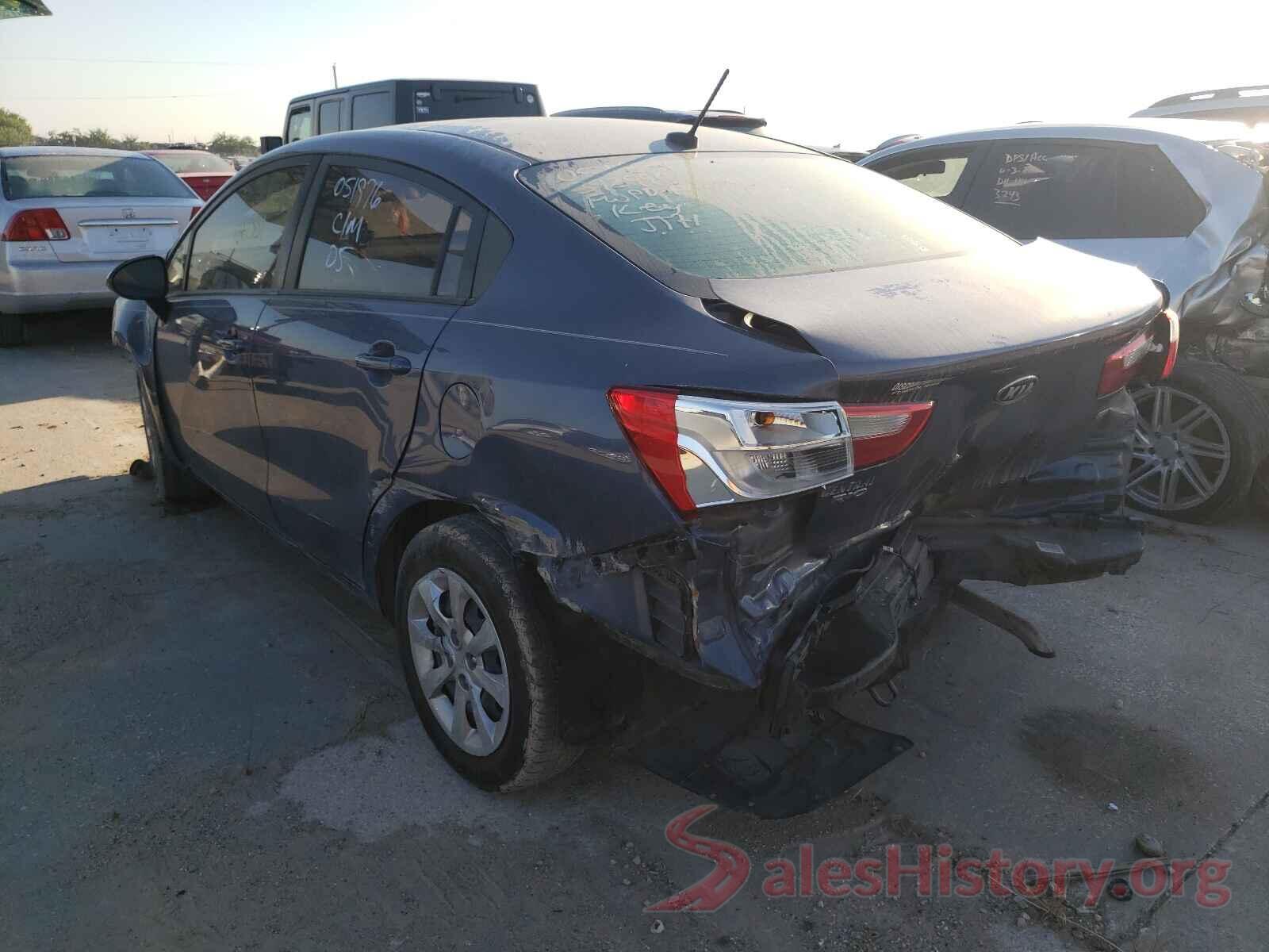 KNADM4A39G6689000 2016 KIA RIO