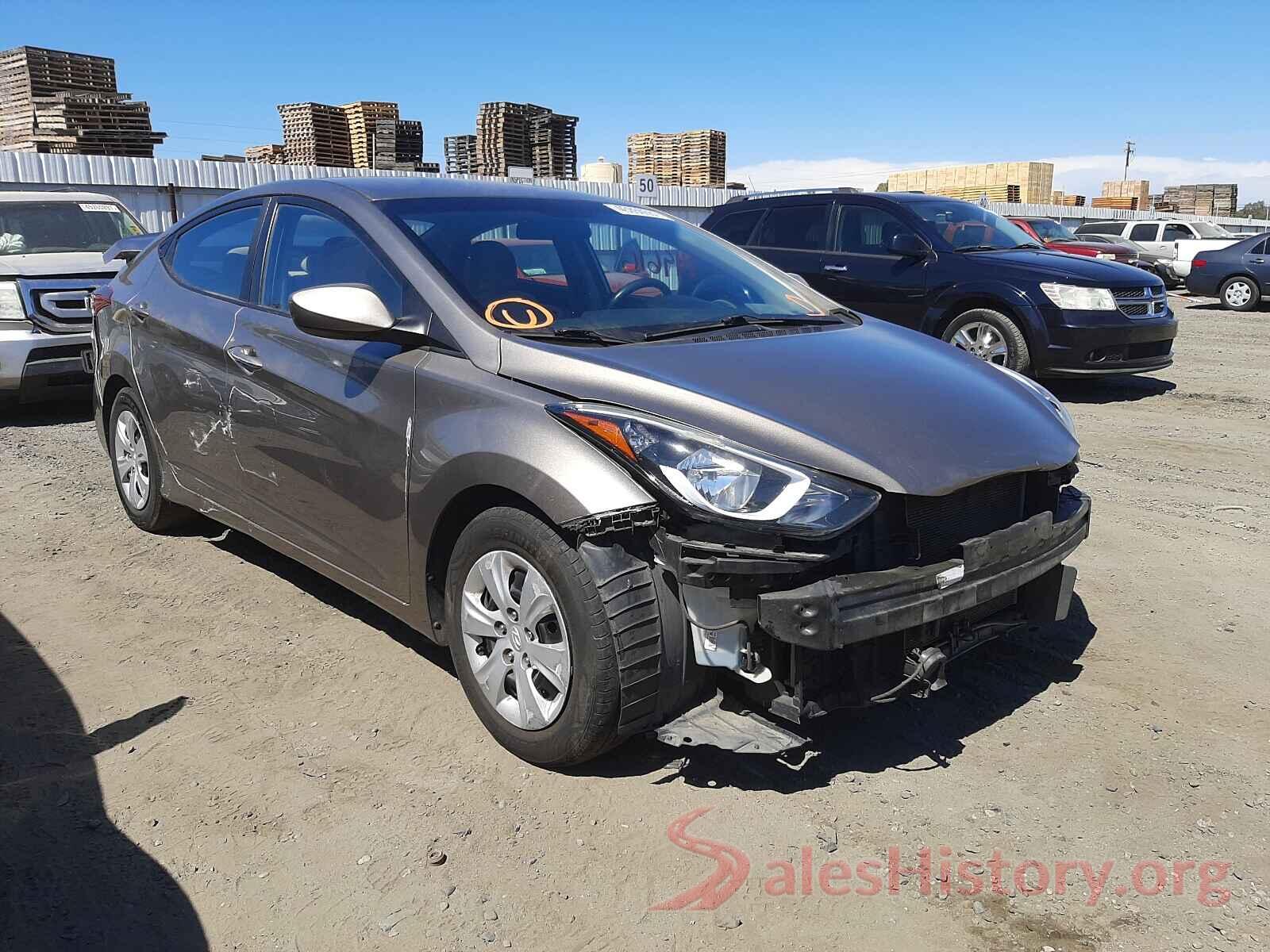 5NPDH4AE0GH698375 2016 HYUNDAI ELANTRA