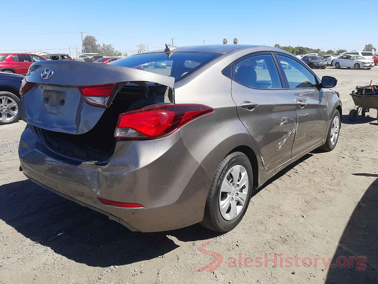 5NPDH4AE0GH698375 2016 HYUNDAI ELANTRA