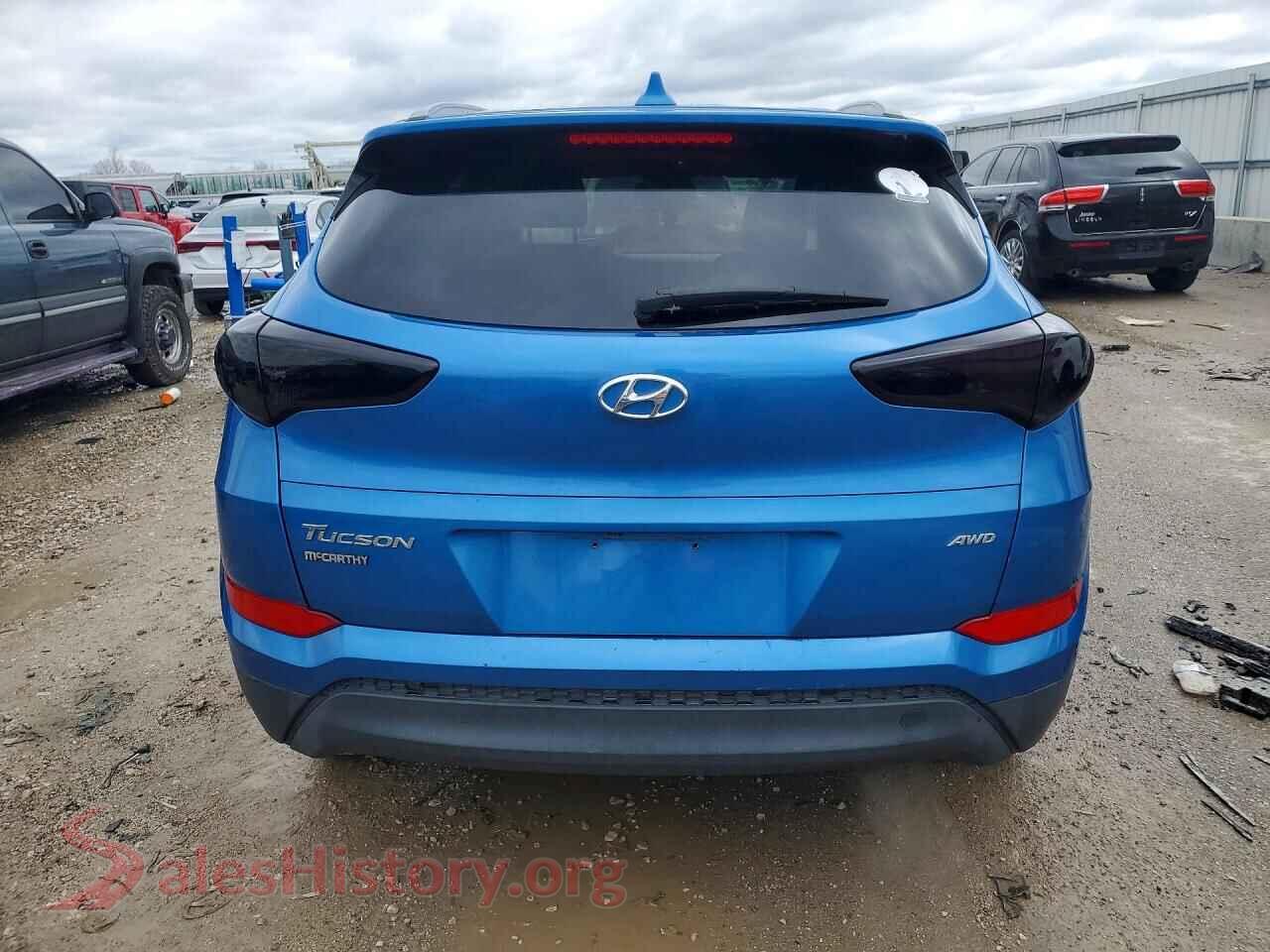 2017 HYUNDAI TUCSON VIN KM8J3CA48HU490623, left side view