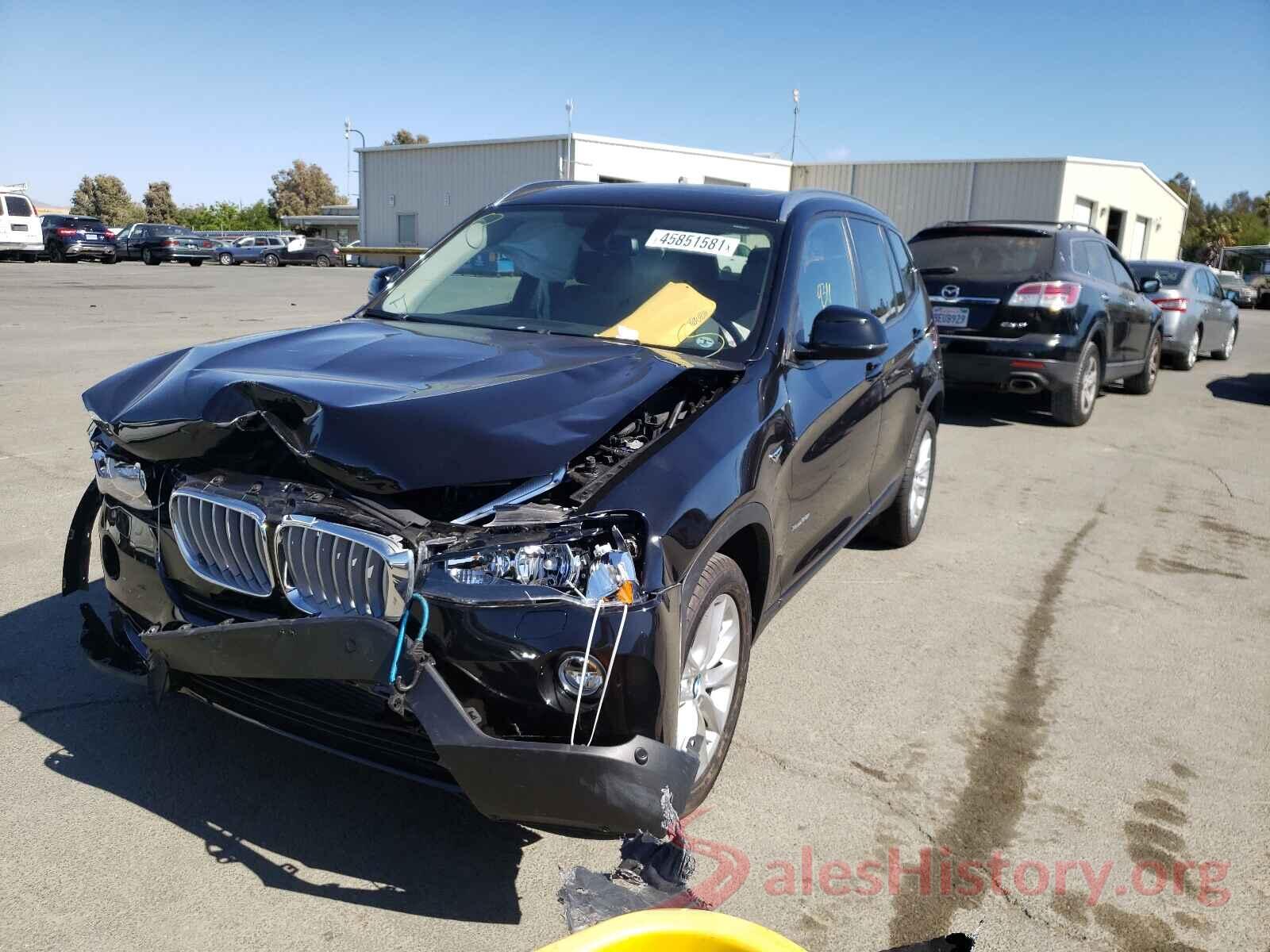 5UXWZ7C38H0X41988 2017 BMW X3